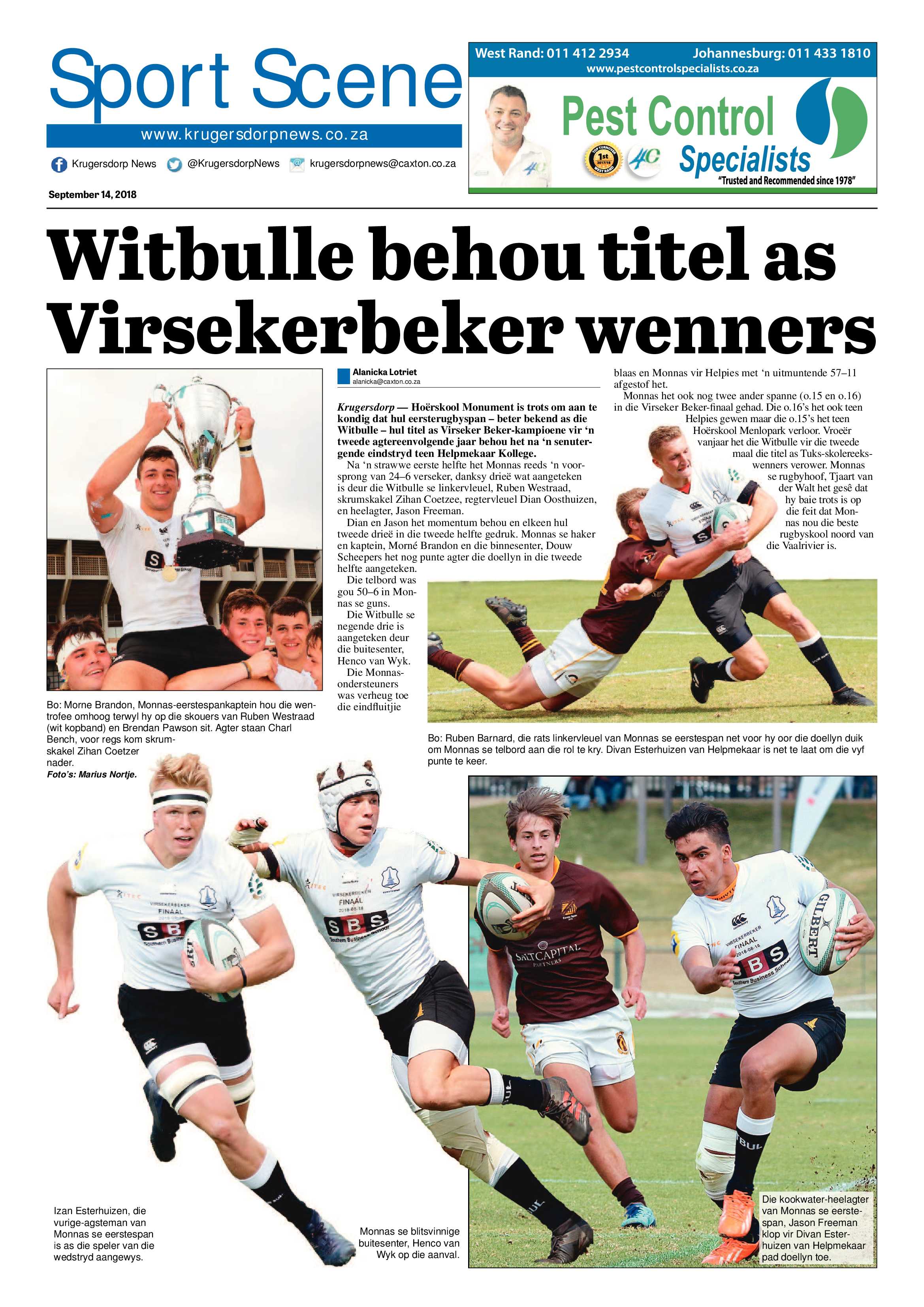 Krugersdorp News 14 September 2018 page 20