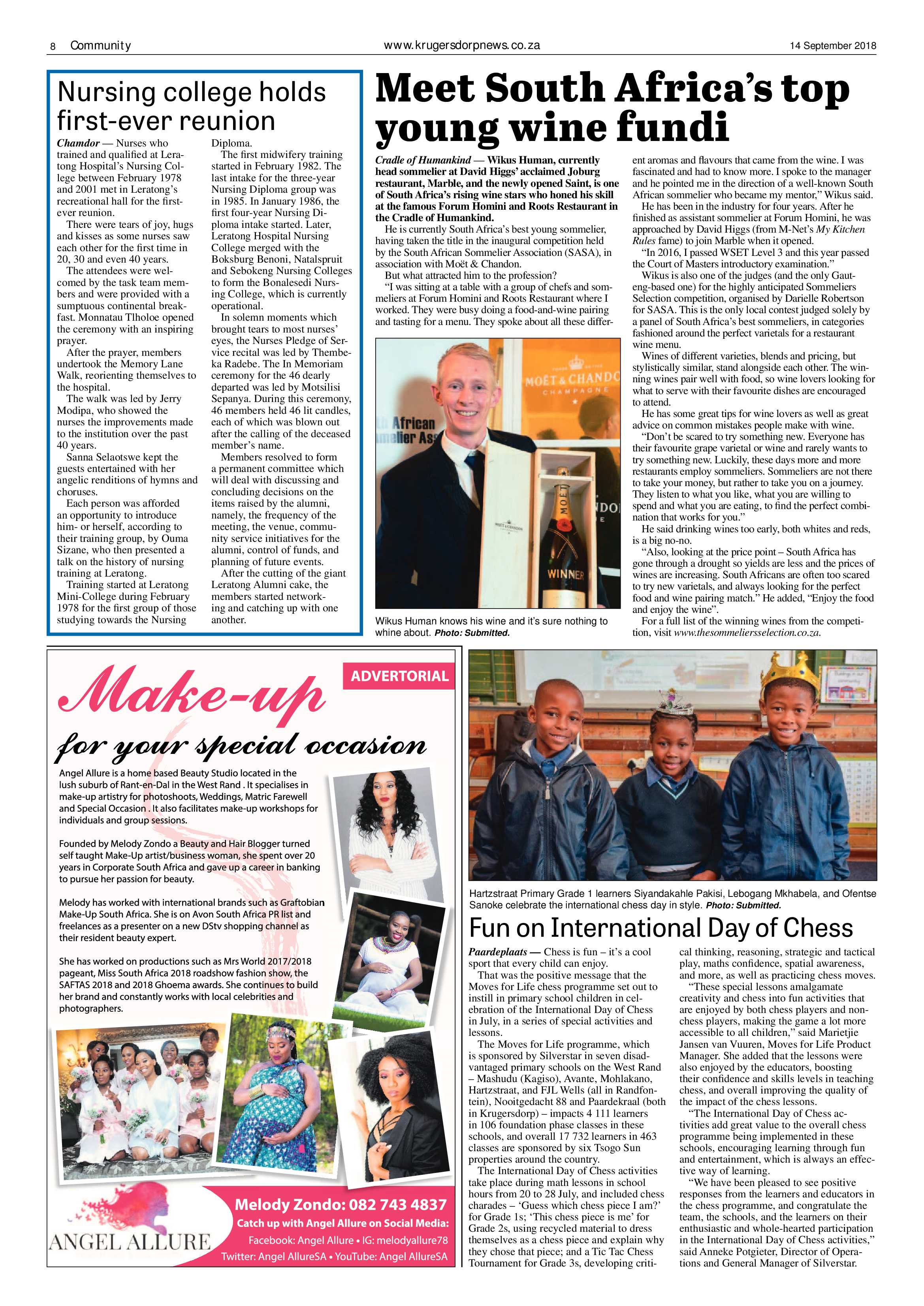 Krugersdorp News 14 September 2018 page 8