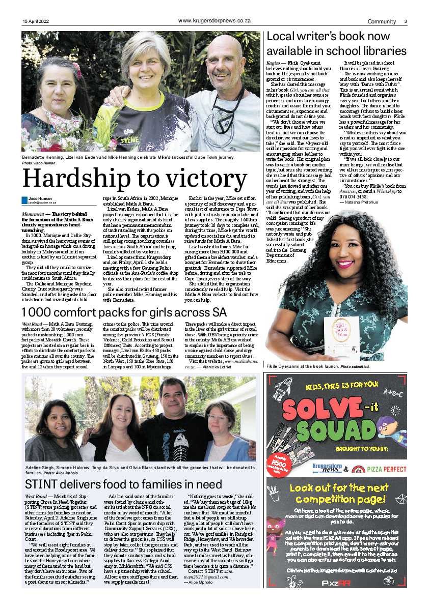Krugersdorp News 15 April 2022 page 3