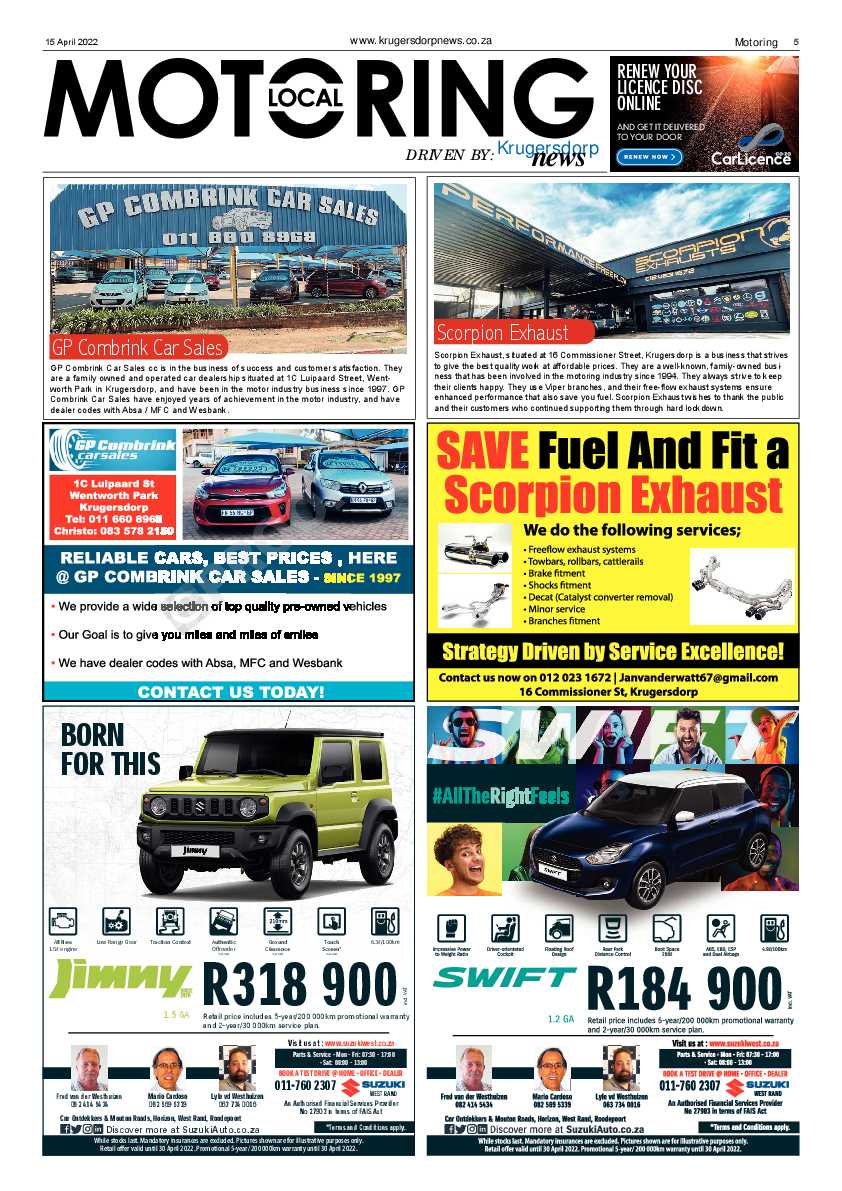 Krugersdorp News 15 April 2022 page 5