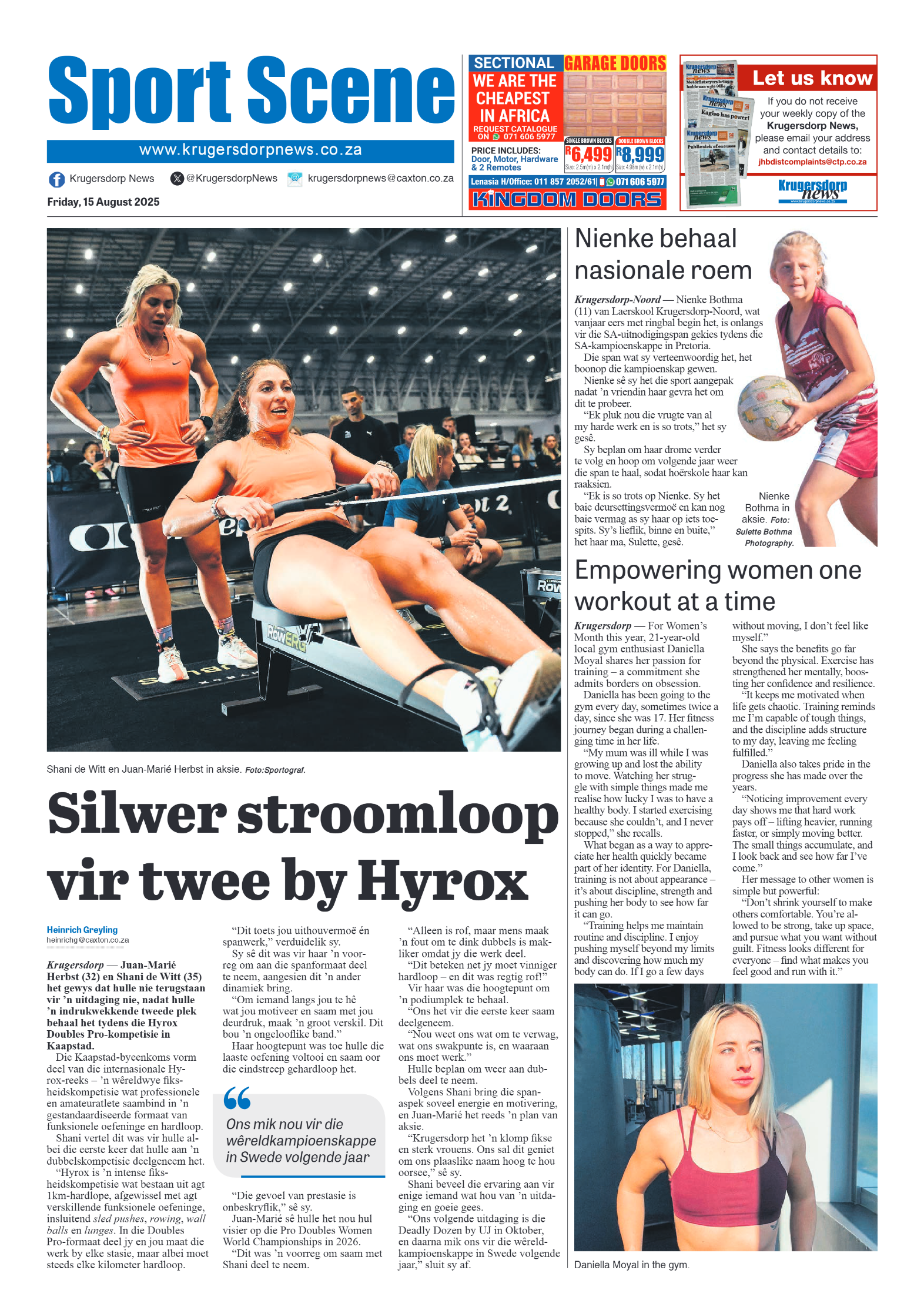 Krugersdorp News 15 August 2025 page 10