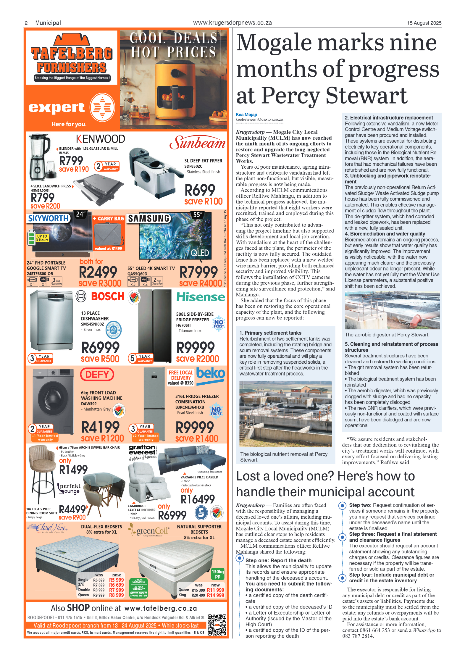 Krugersdorp News 15 August 2025 page 4