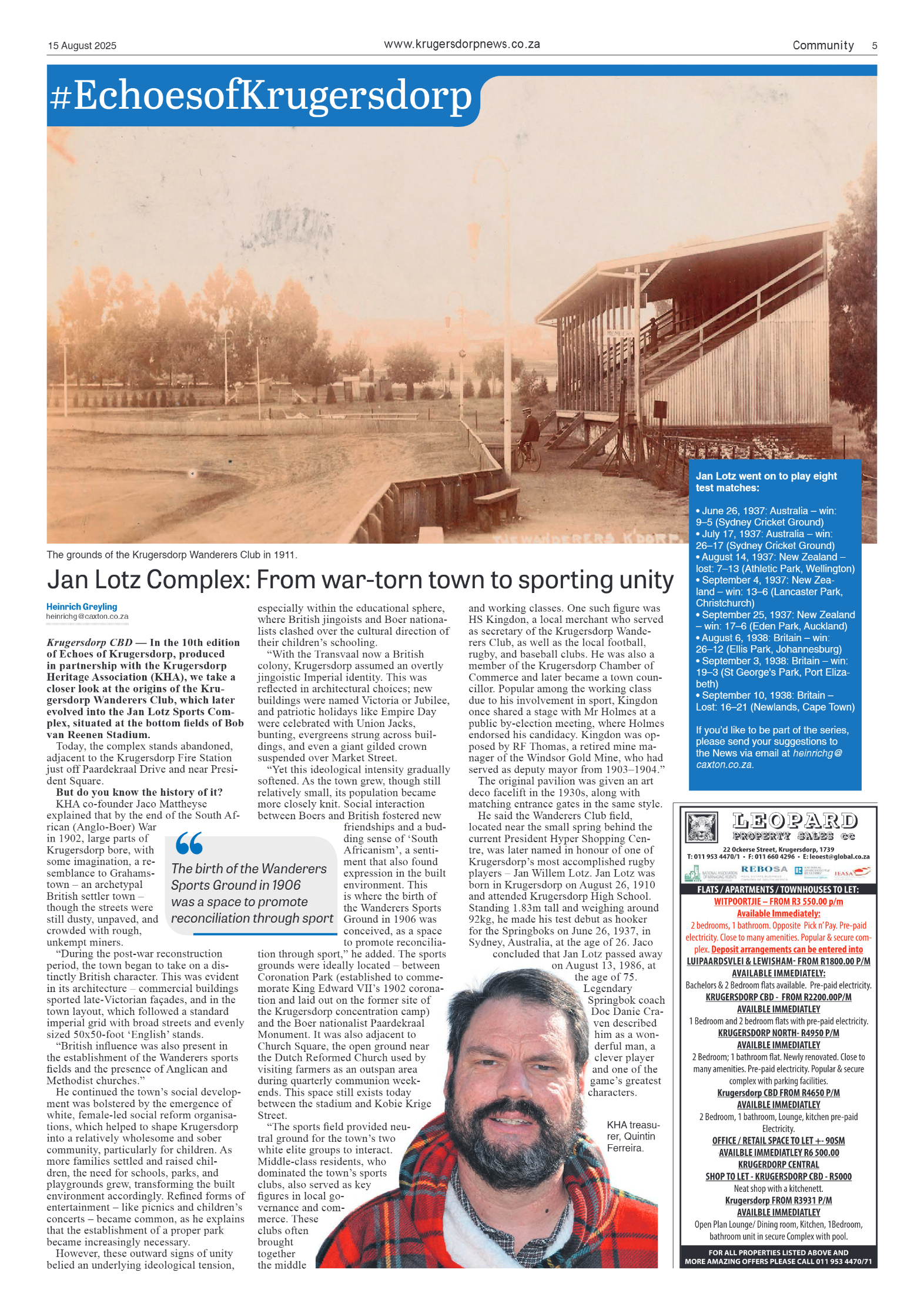 Krugersdorp News 15 August 2025 page 7