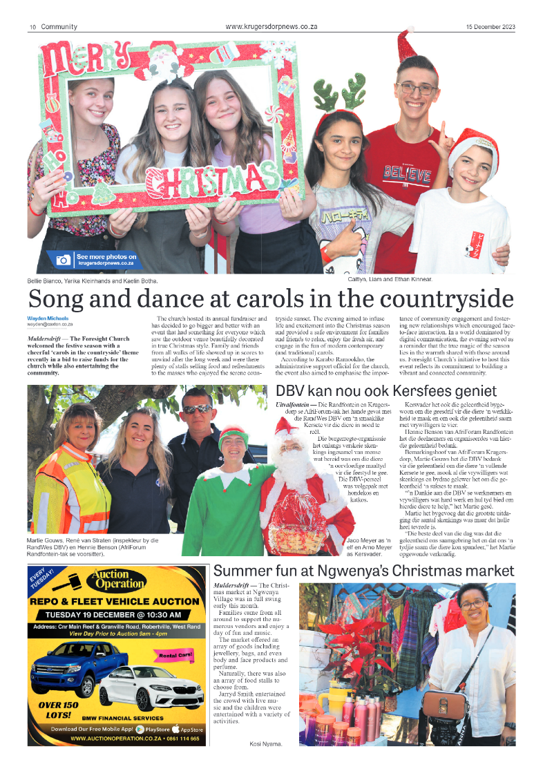 Krugersdorp News 15 December 2023 page 10