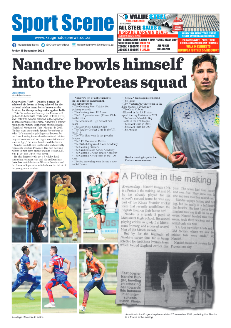 Krugersdorp News 15 December 2023 page 16