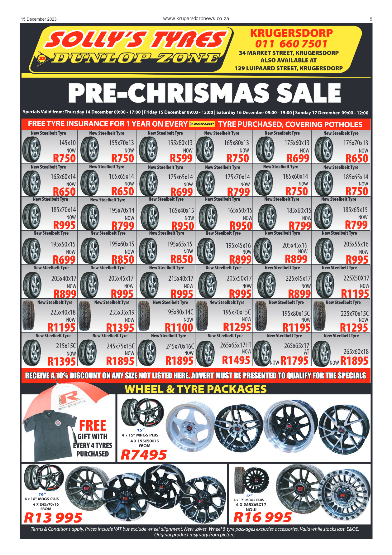 Krugersdorp News 15 December 2023 page 5