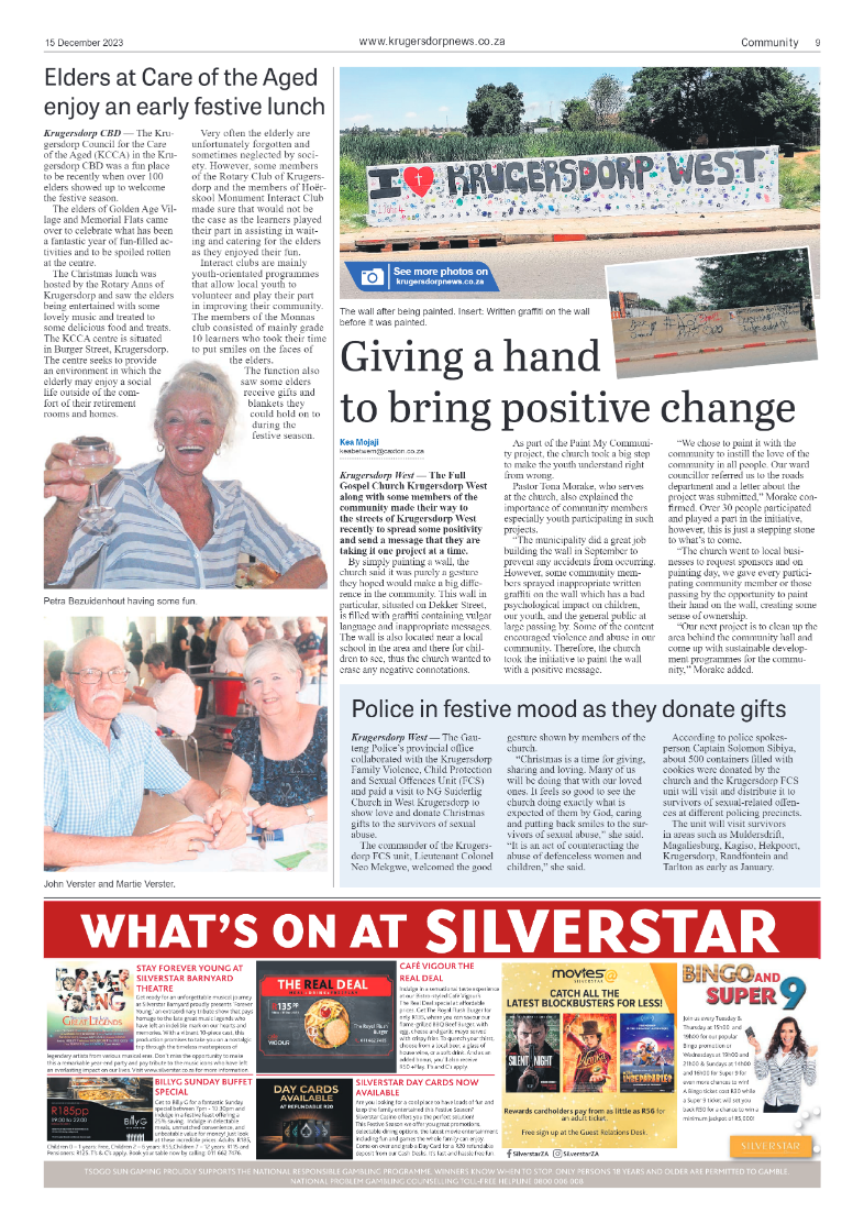 Krugersdorp News 15 December 2023 page 9