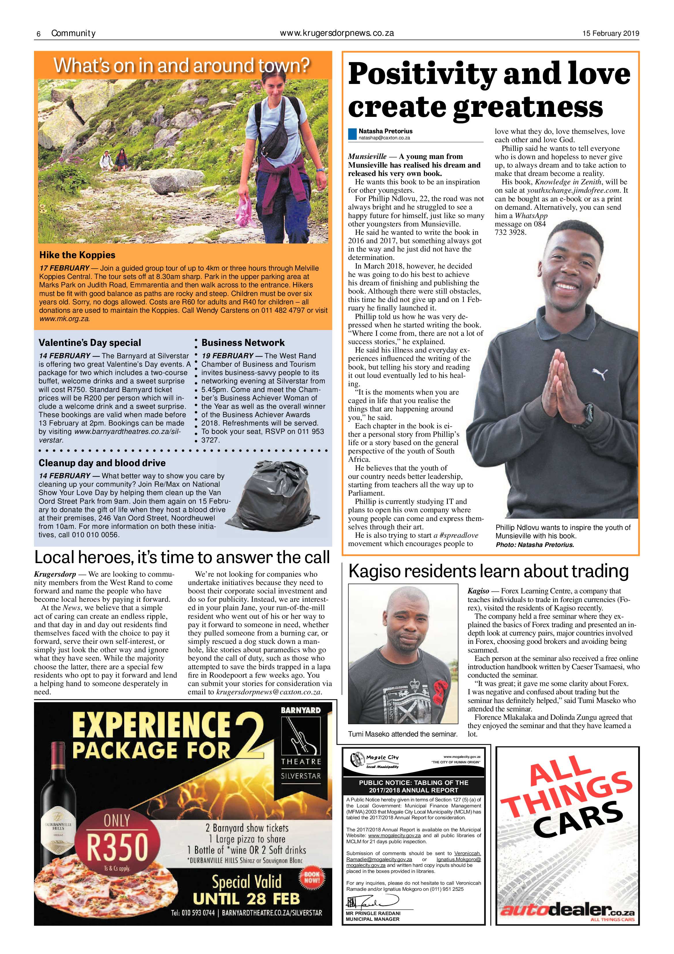 Krugersdorp News 15 February 2019 page 6