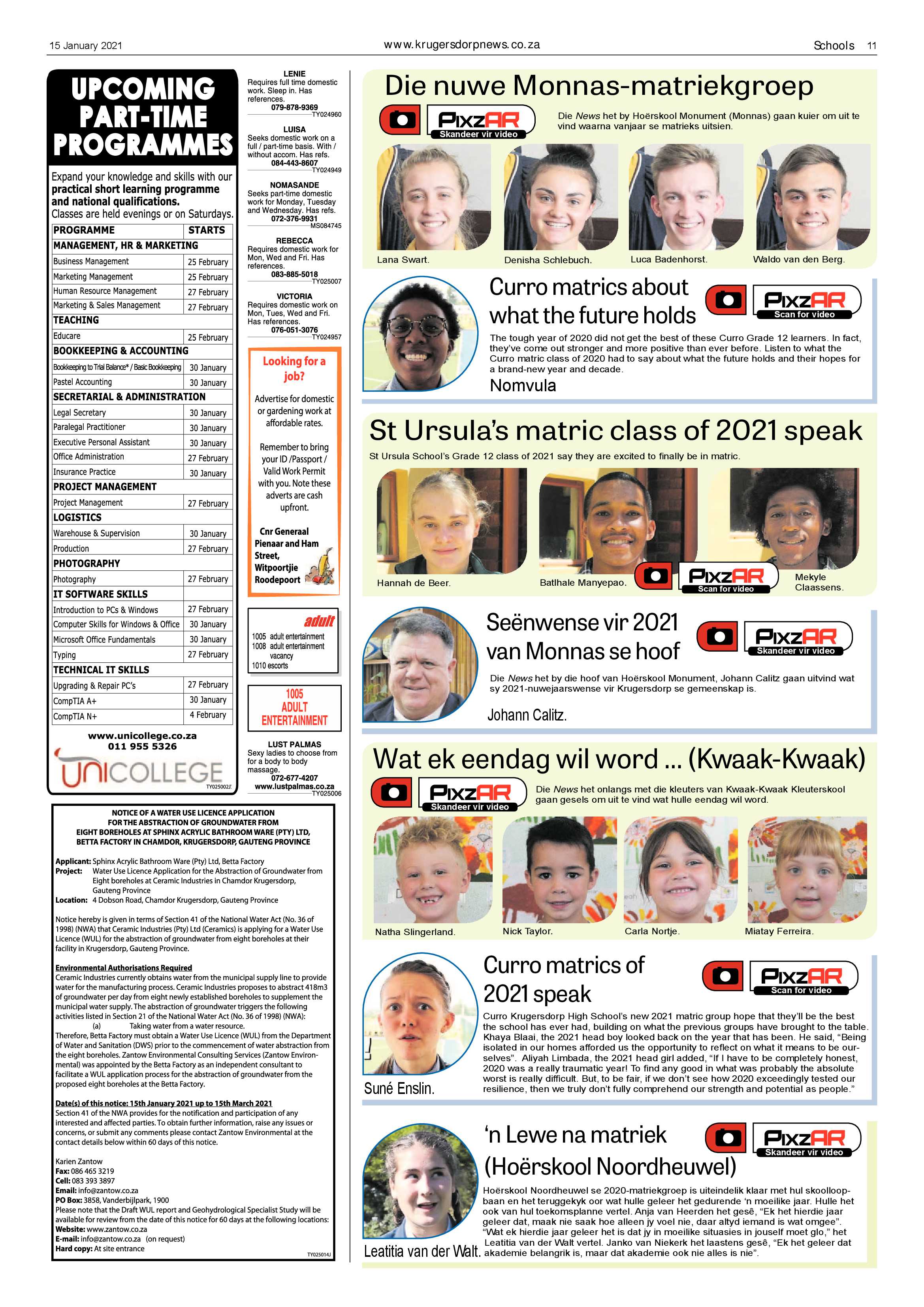 Krugersdorp News 15 January 2021 page 11