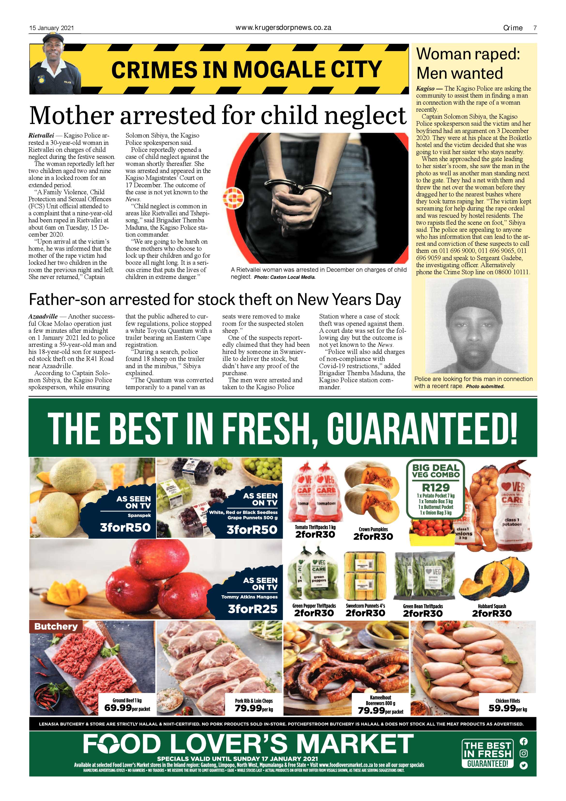 Krugersdorp News 15 January 2021 page 7