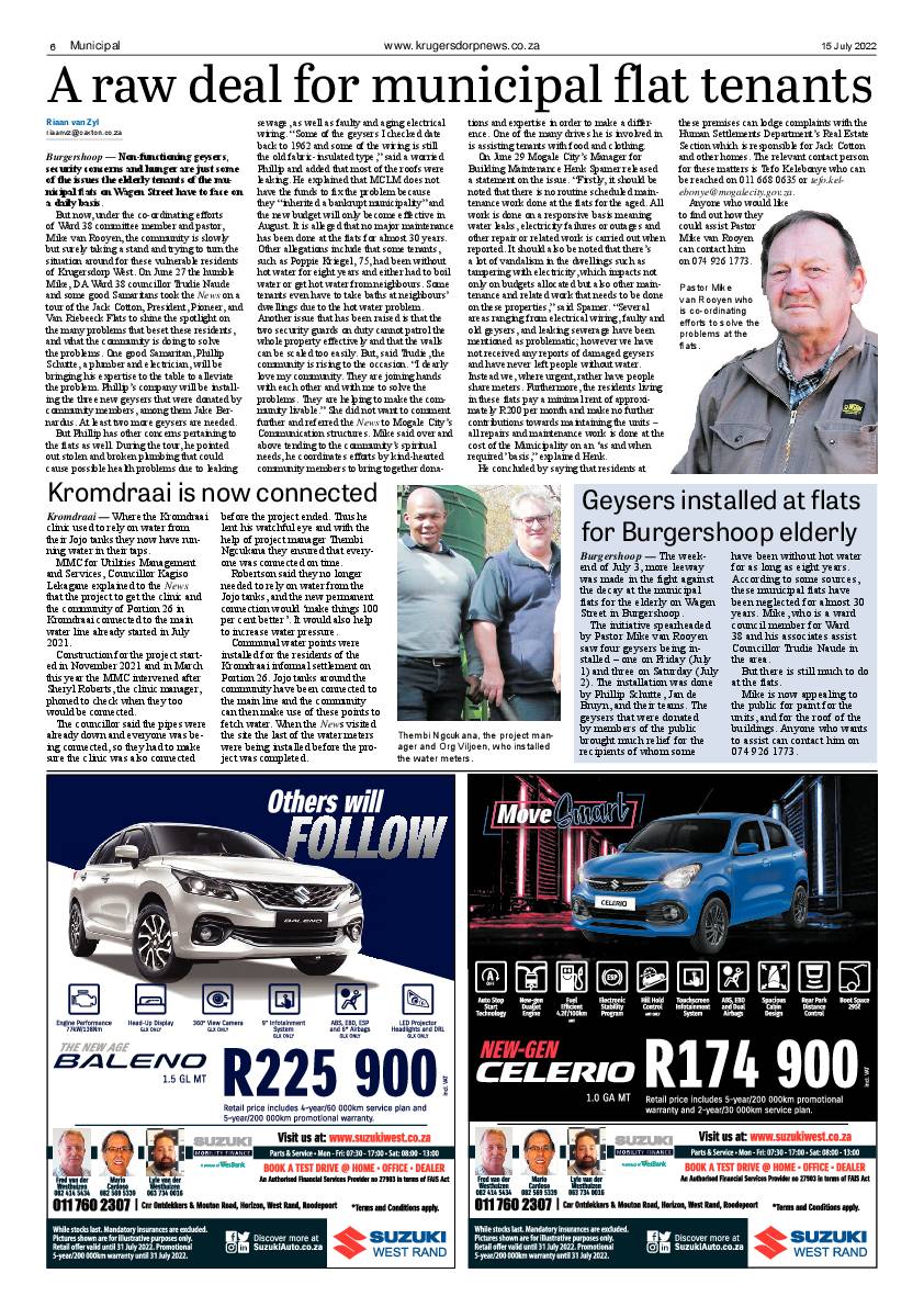 Krugersdorp News 15 July 2022 page 6
