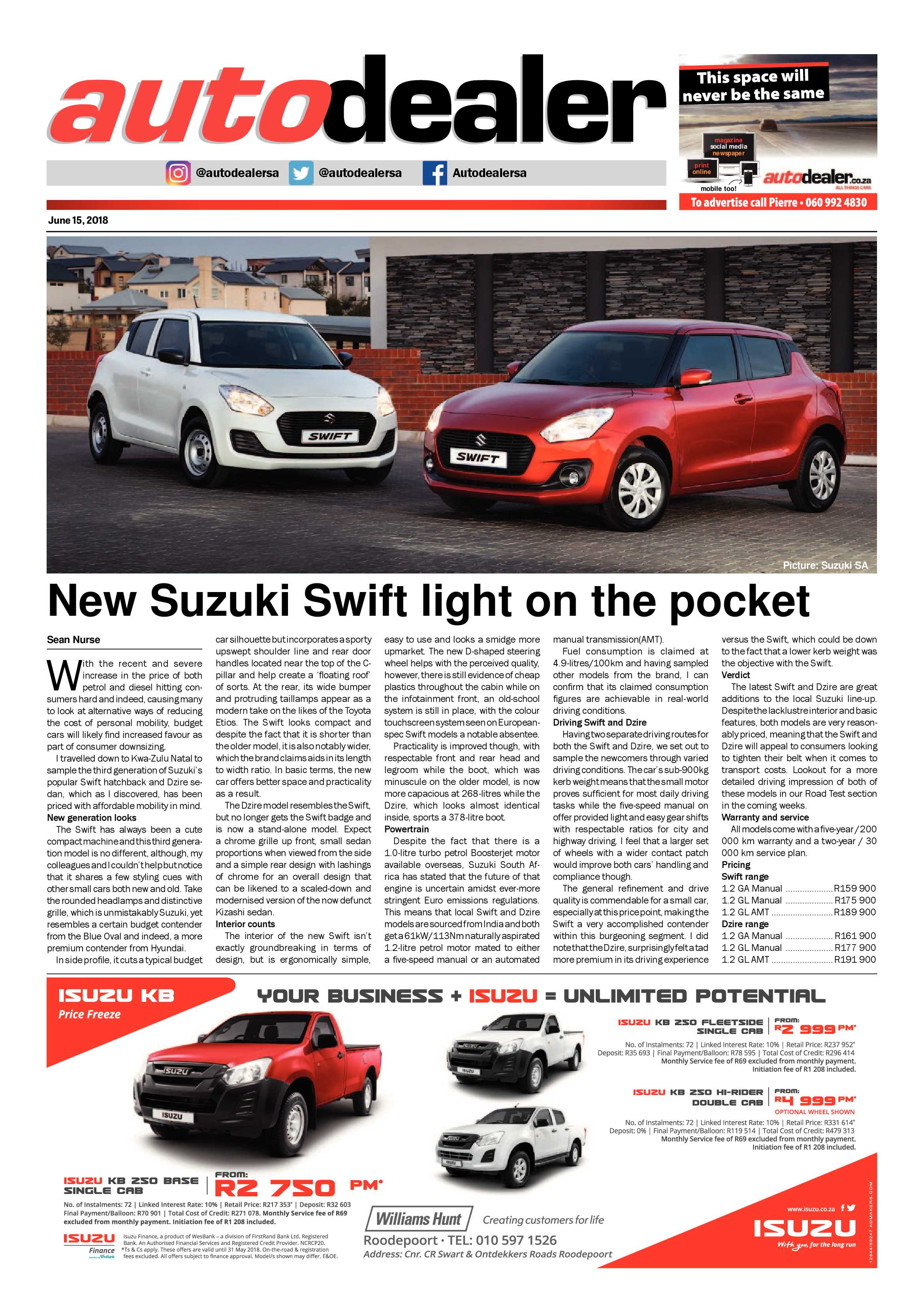 Krugersdorp News 15 June 2018 page 12
