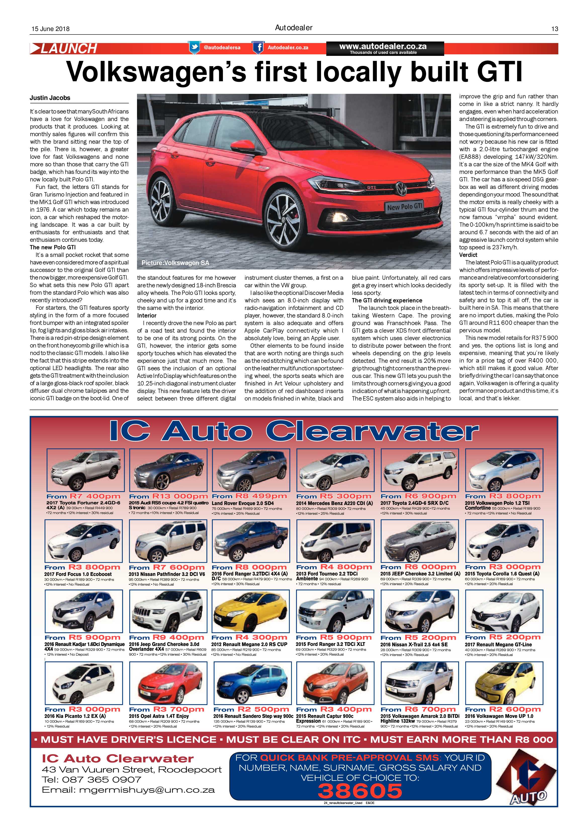 Krugersdorp News 15 June 2018 page 13