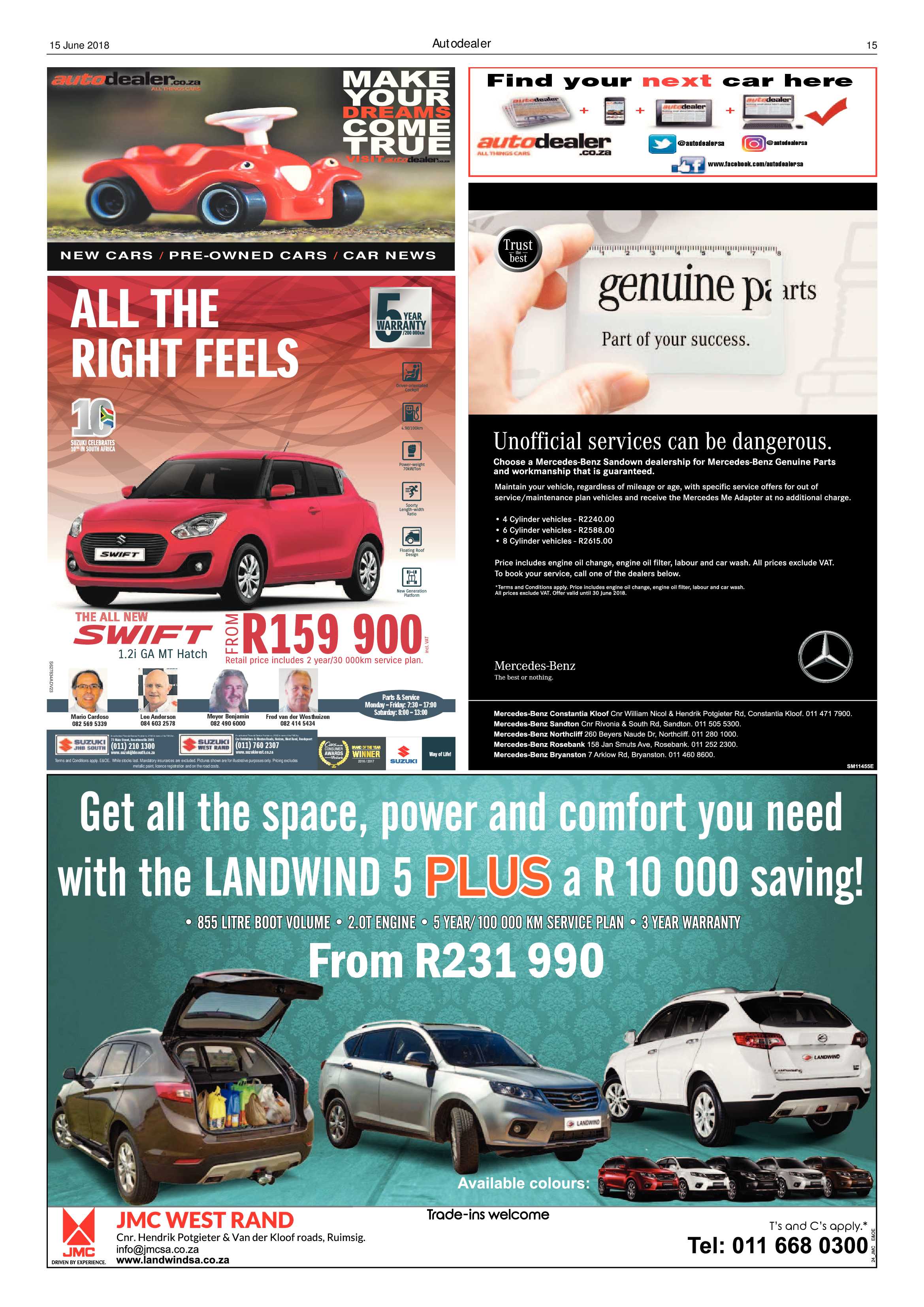 Krugersdorp News 15 June 2018 page 15