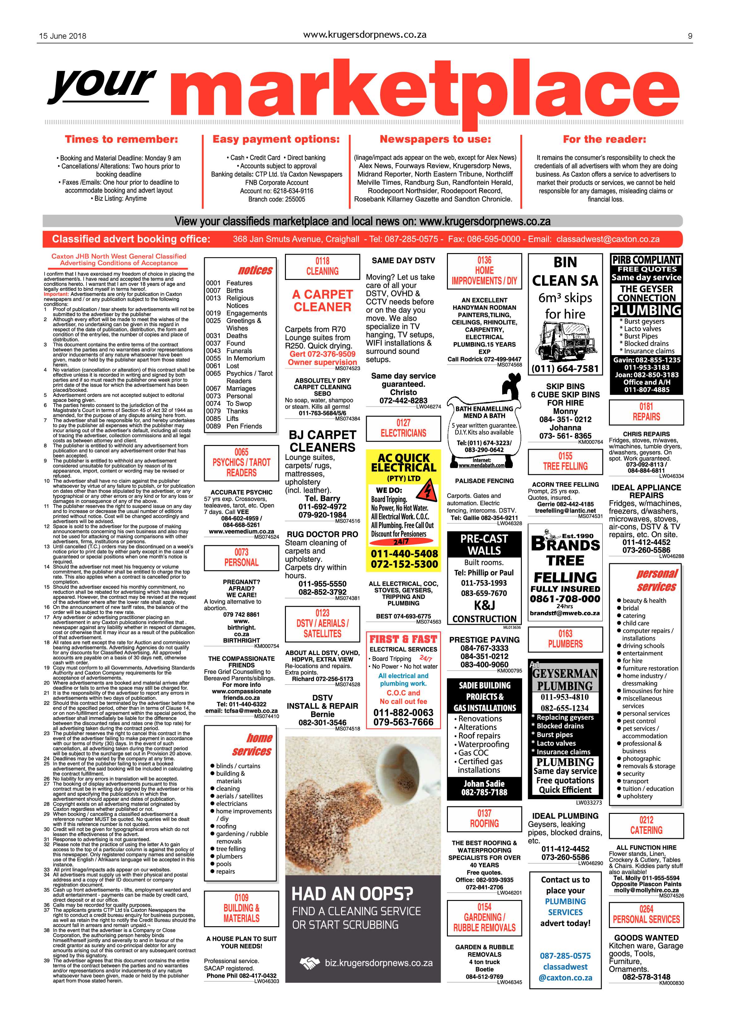 Krugersdorp News 15 June 2018 page 9