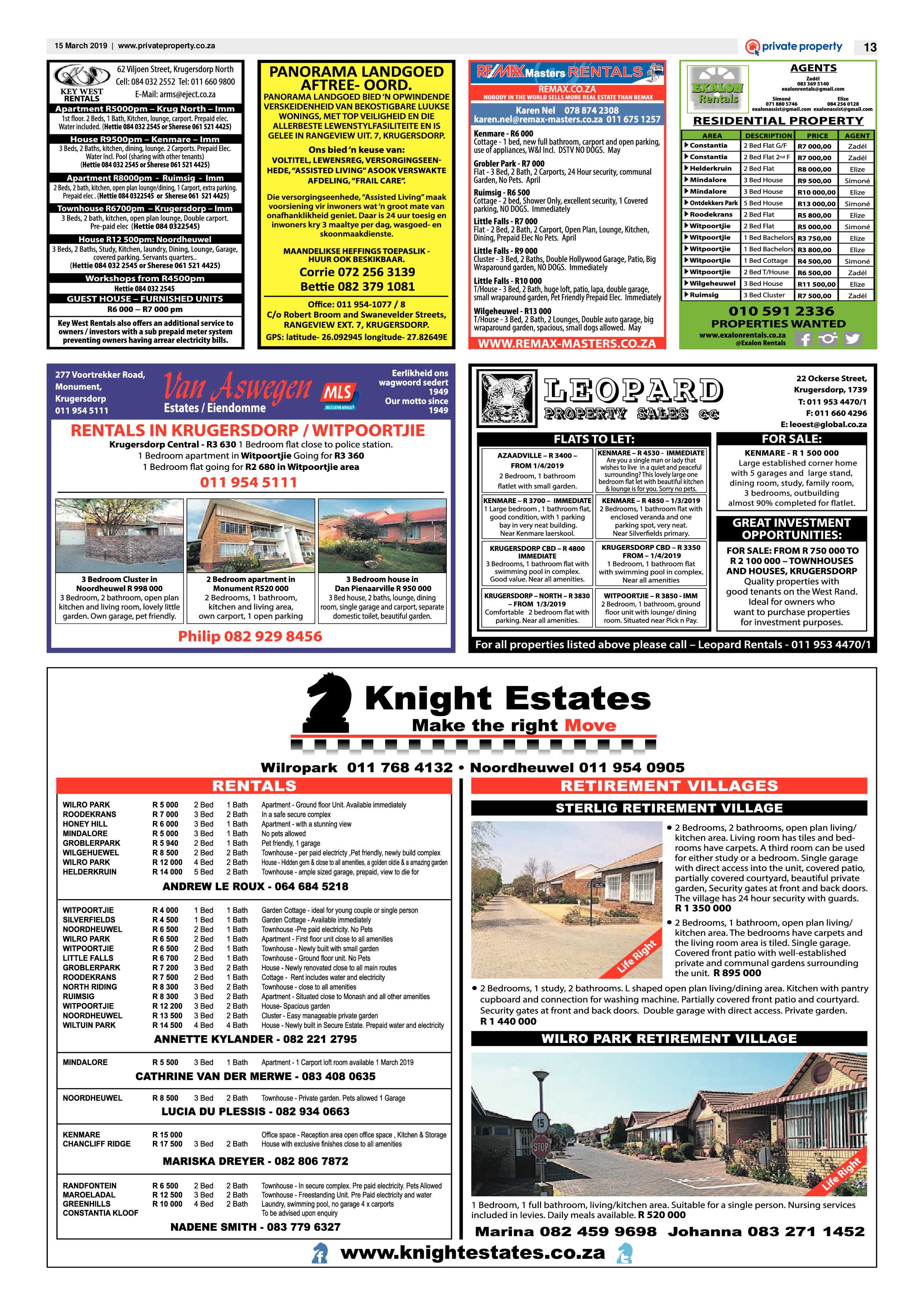 Krugersdorp News 15 March 2019 page 13