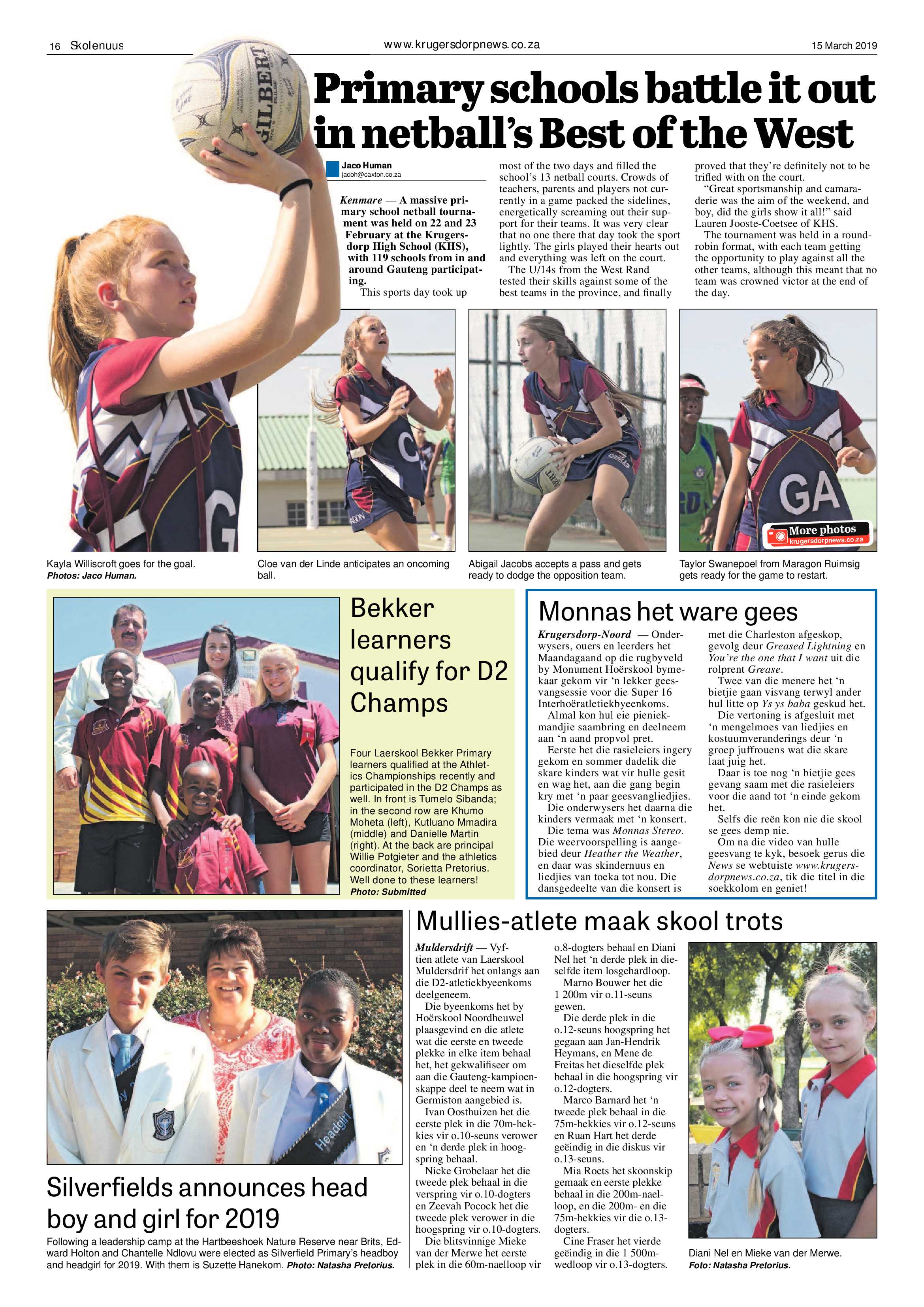 Krugersdorp News 15 March 2019 page 16