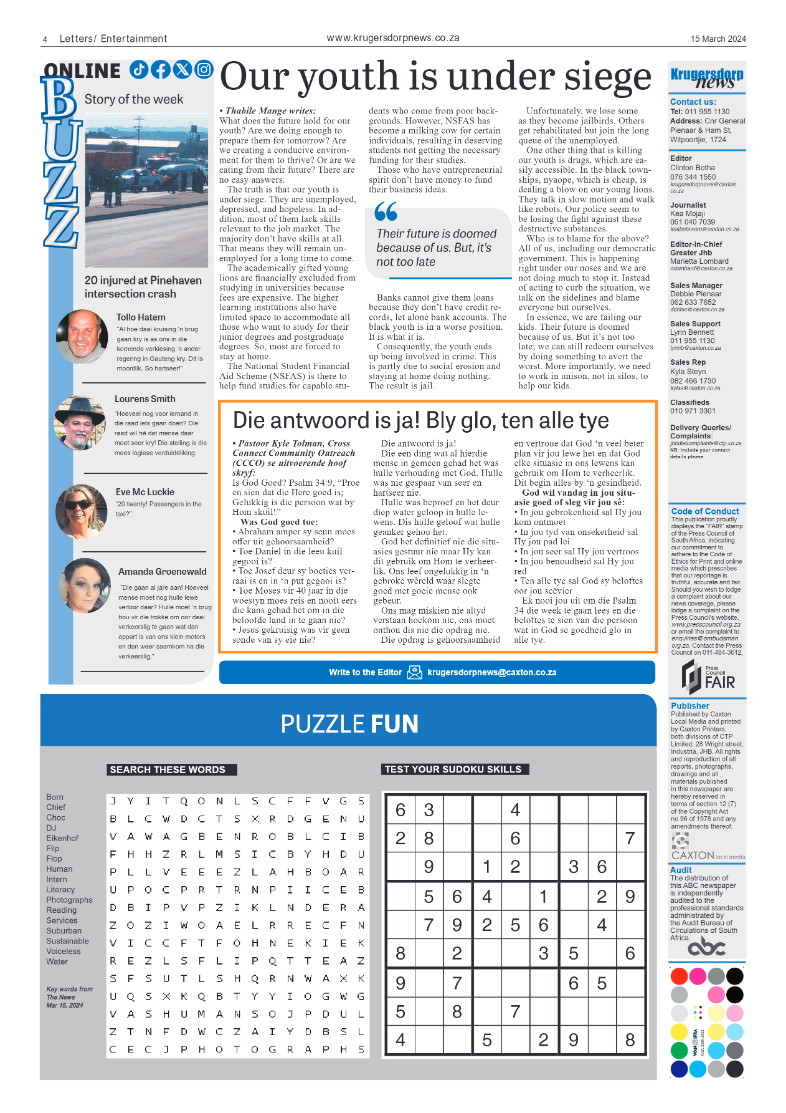 Krugersdorp News 15 March 2024 page 4