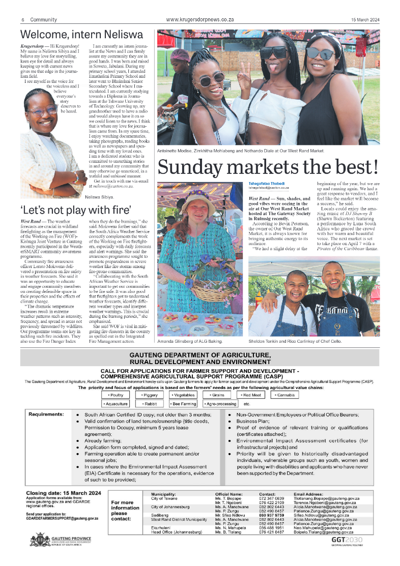 Krugersdorp News 15 March 2024 page 6