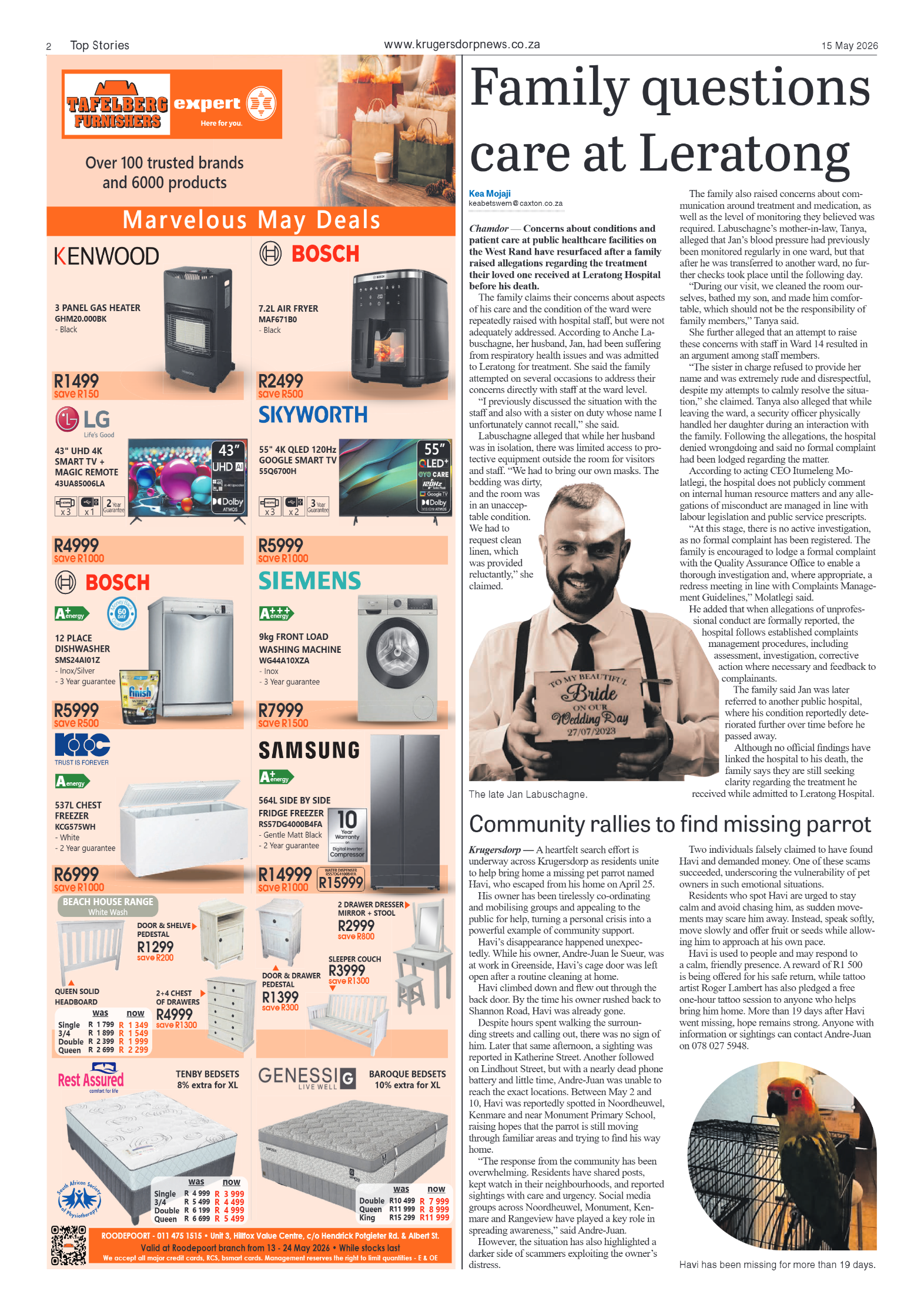 Krugersdorp News 15 May 2026 page 4