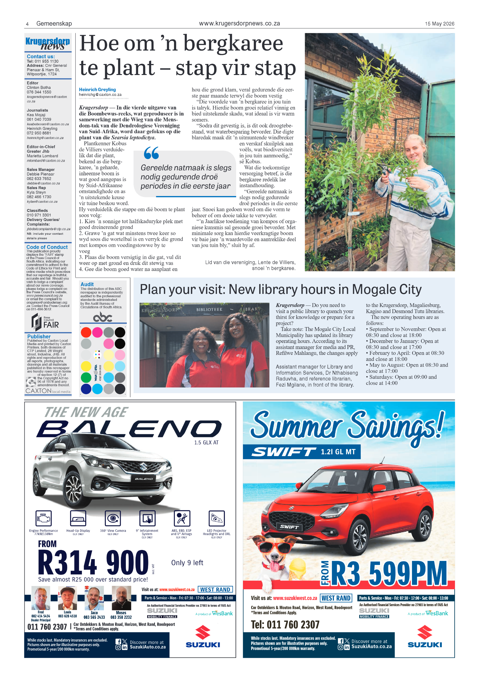 Krugersdorp News 15 May 2026 page 6