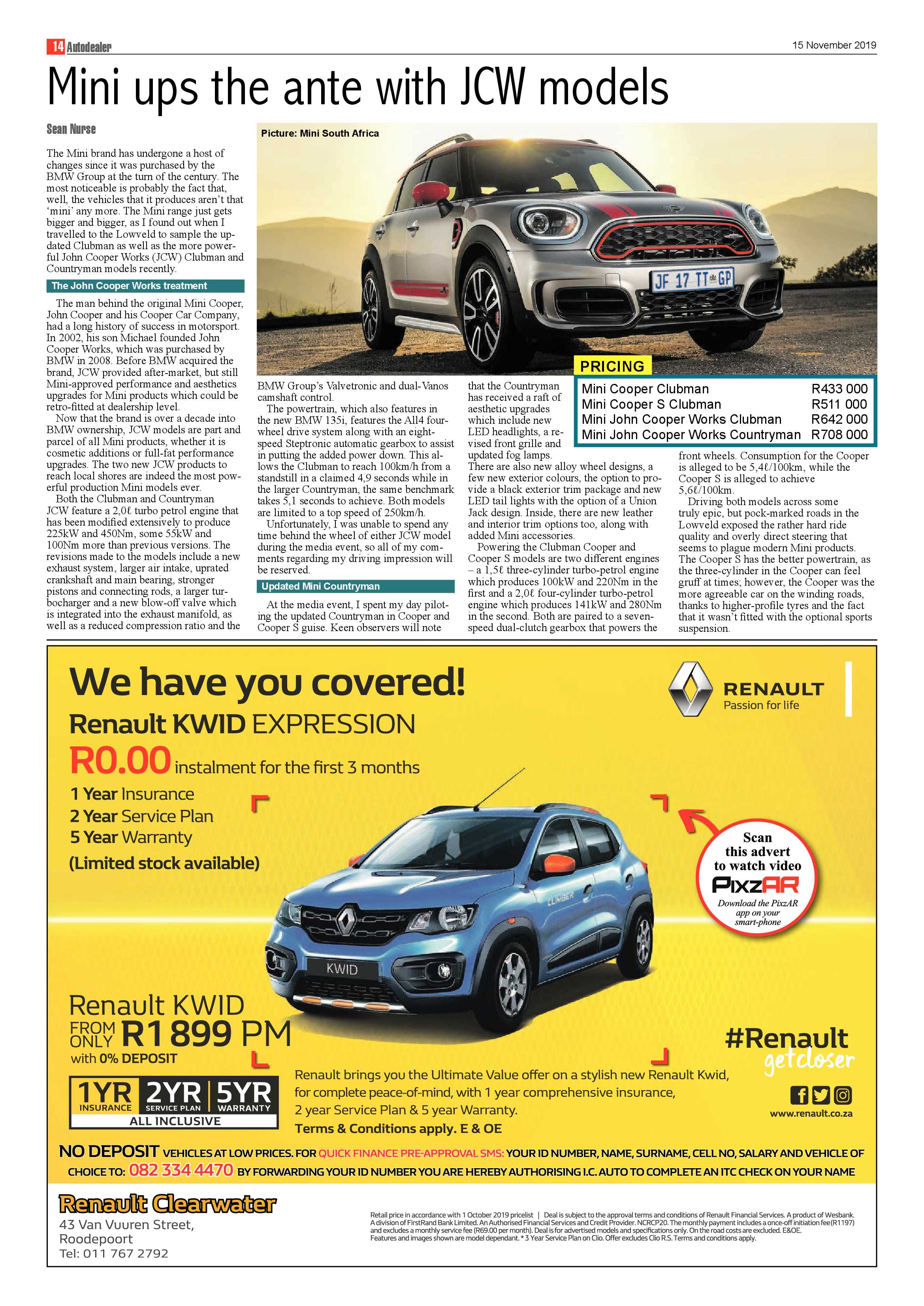 Krugersdorp News 15 November 2019 page 14