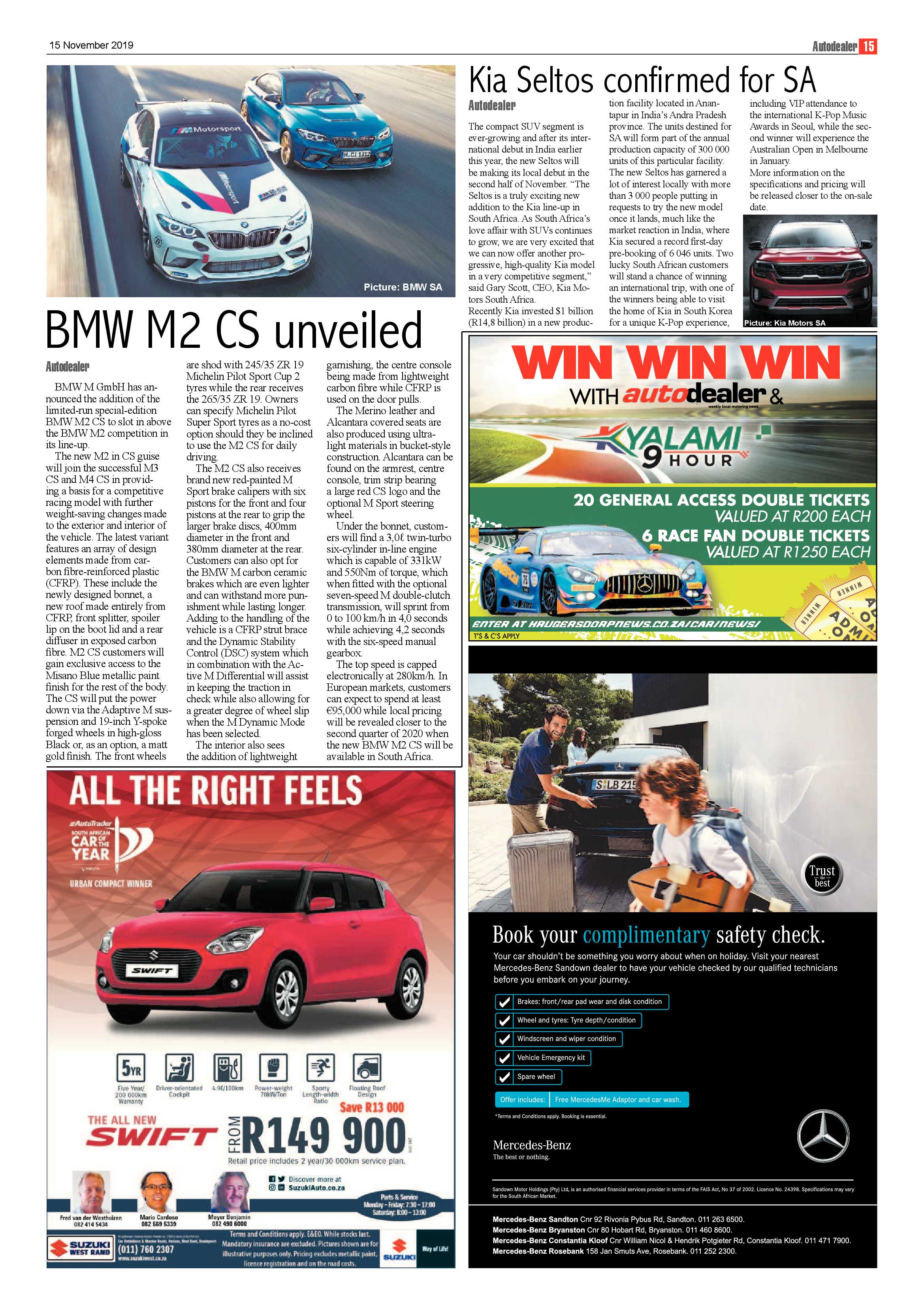 Krugersdorp News 15 November 2019 page 15