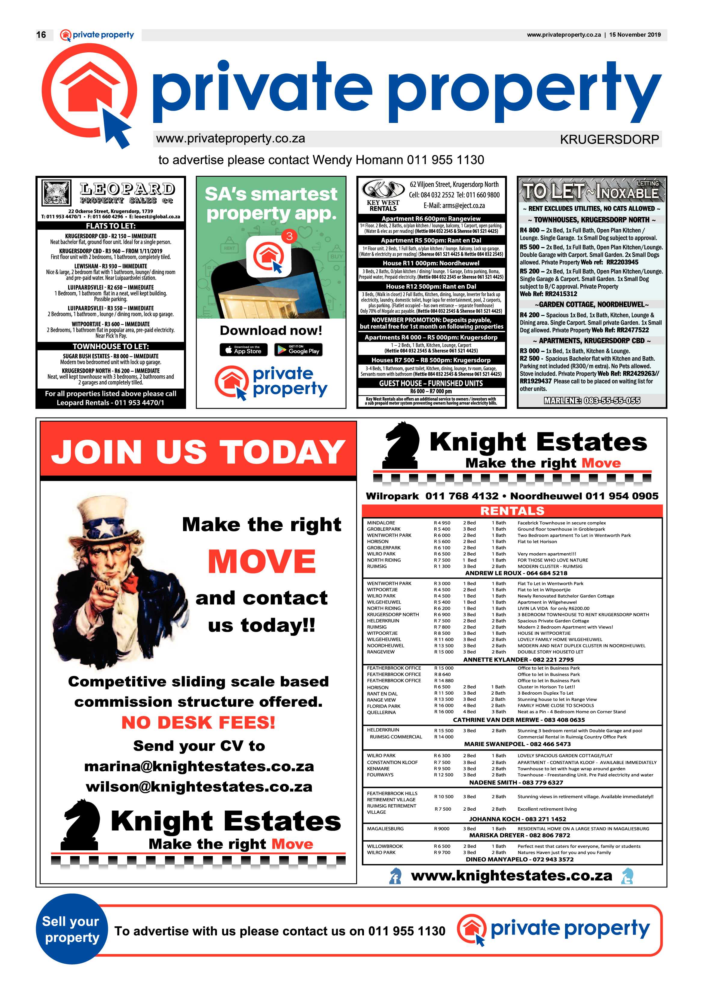 Krugersdorp News 15 November 2019 page 16