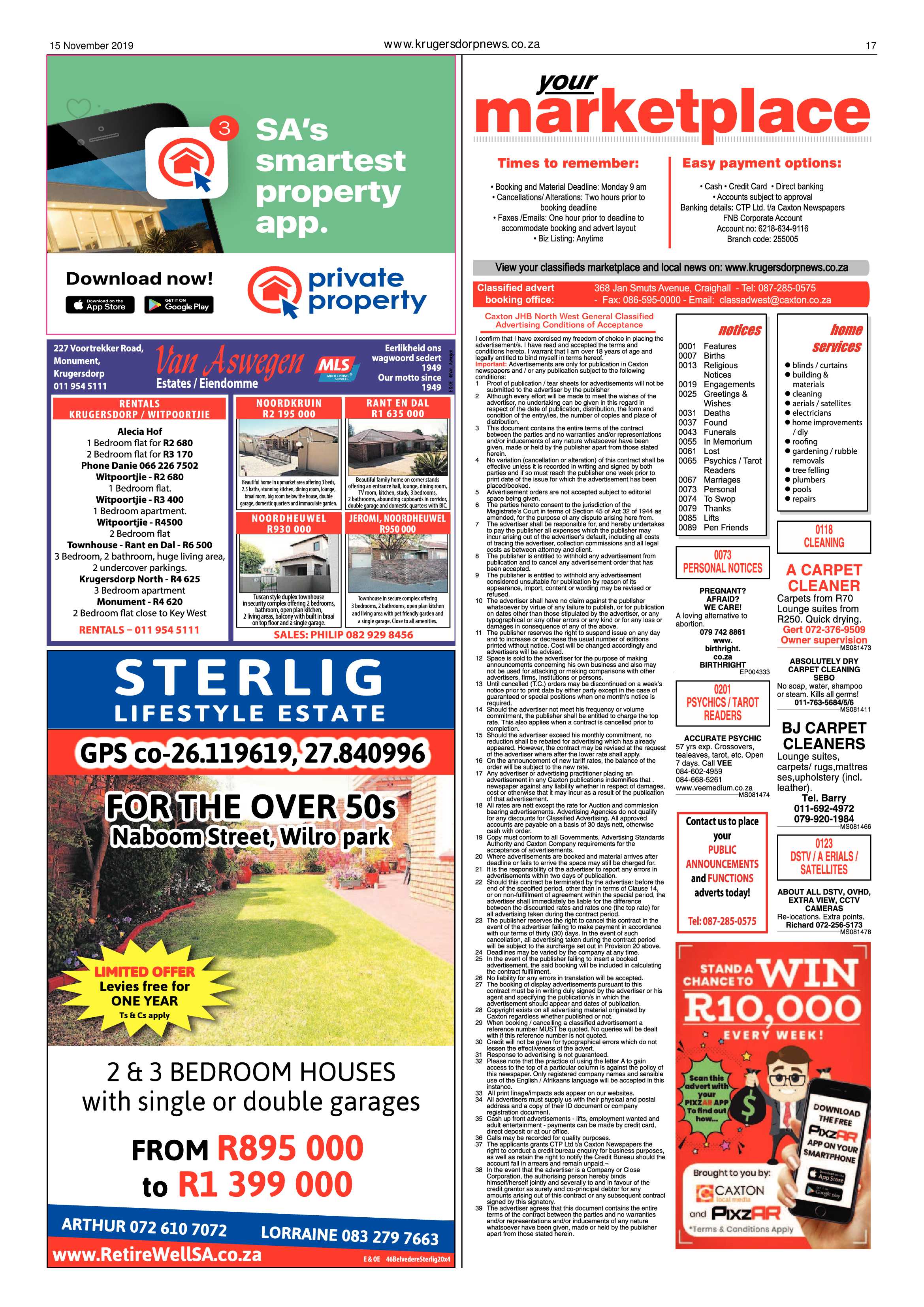 Krugersdorp News 15 November 2019 page 17