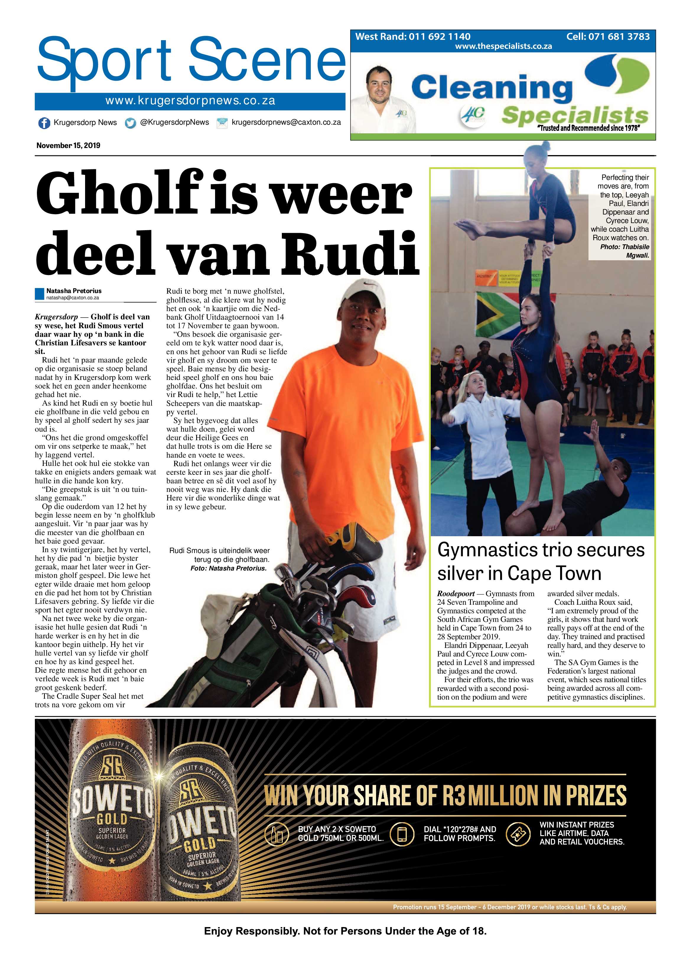 Krugersdorp News 15 November 2019 page 20