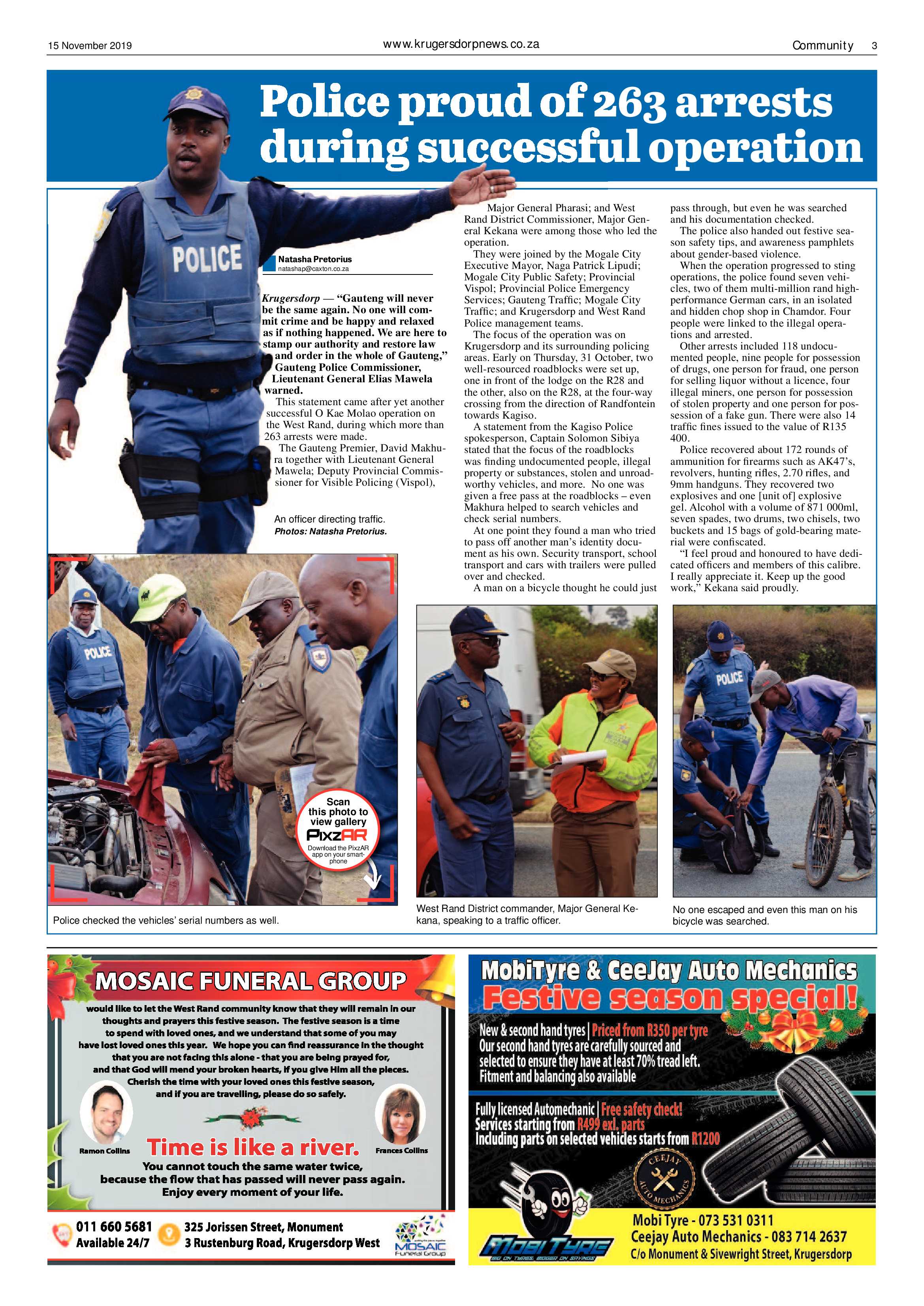 Krugersdorp News 15 November 2019 page 3