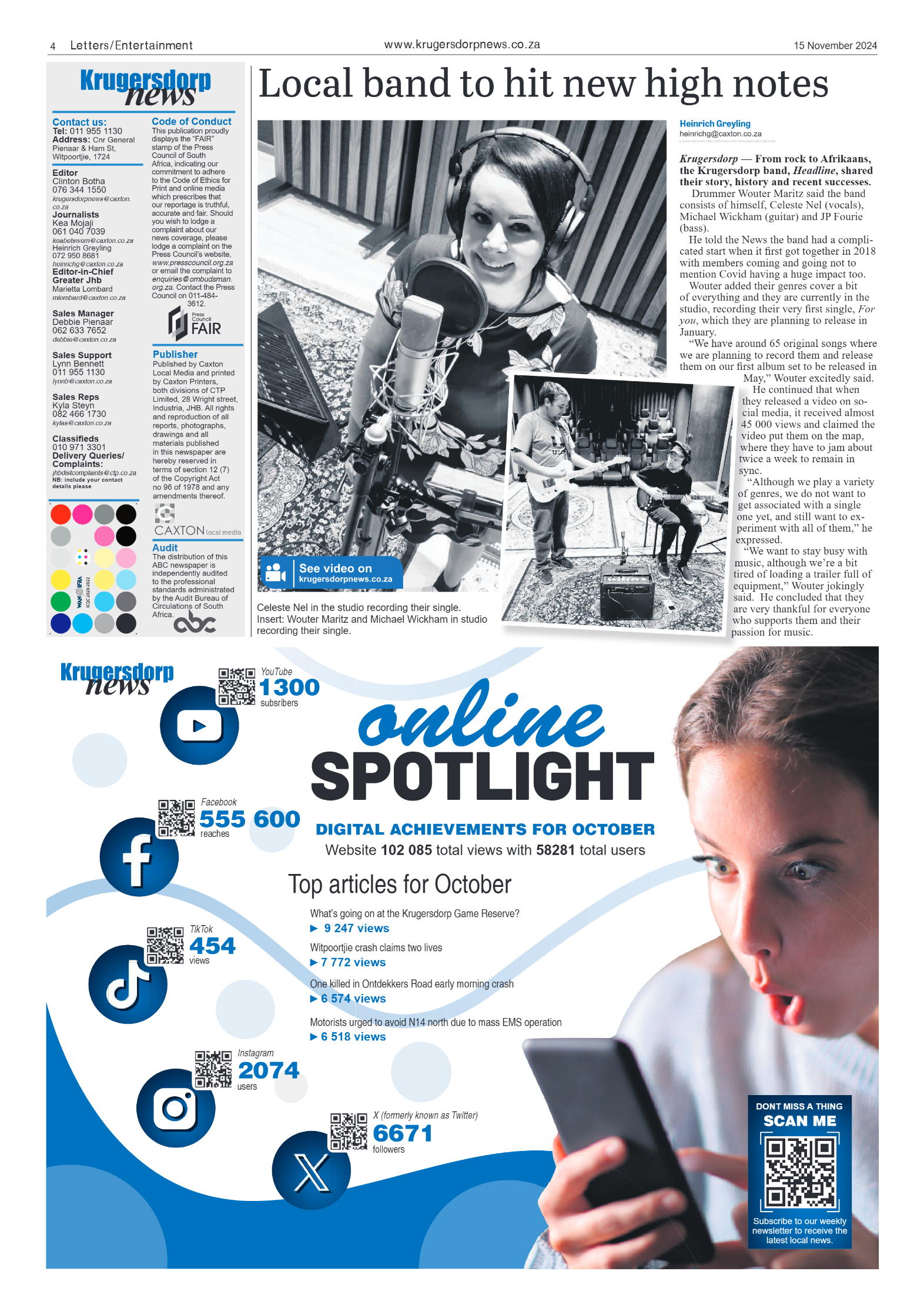 Krugersdorp News 15 November 2024 page 4