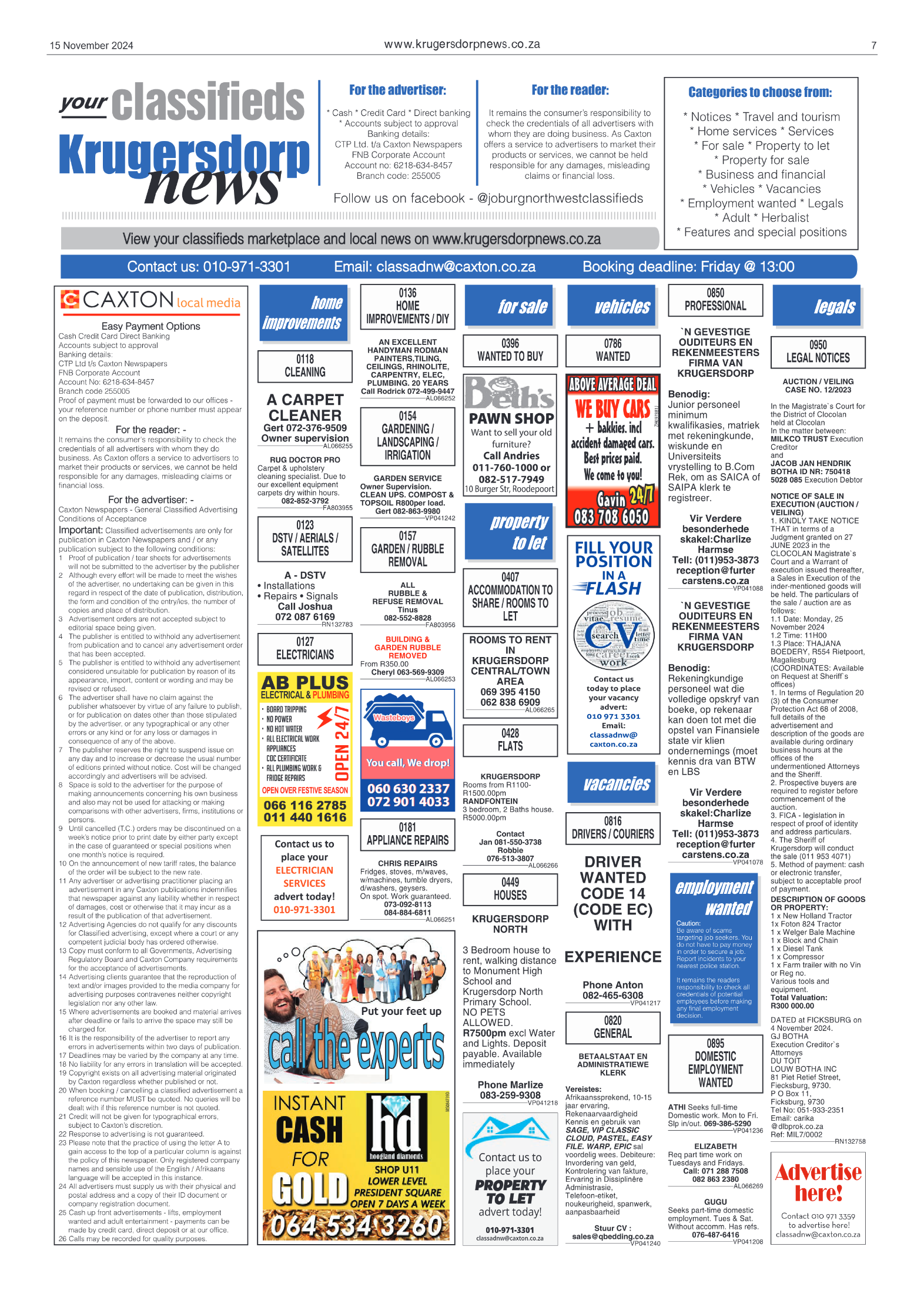 Krugersdorp News 15 November 2024 page 7