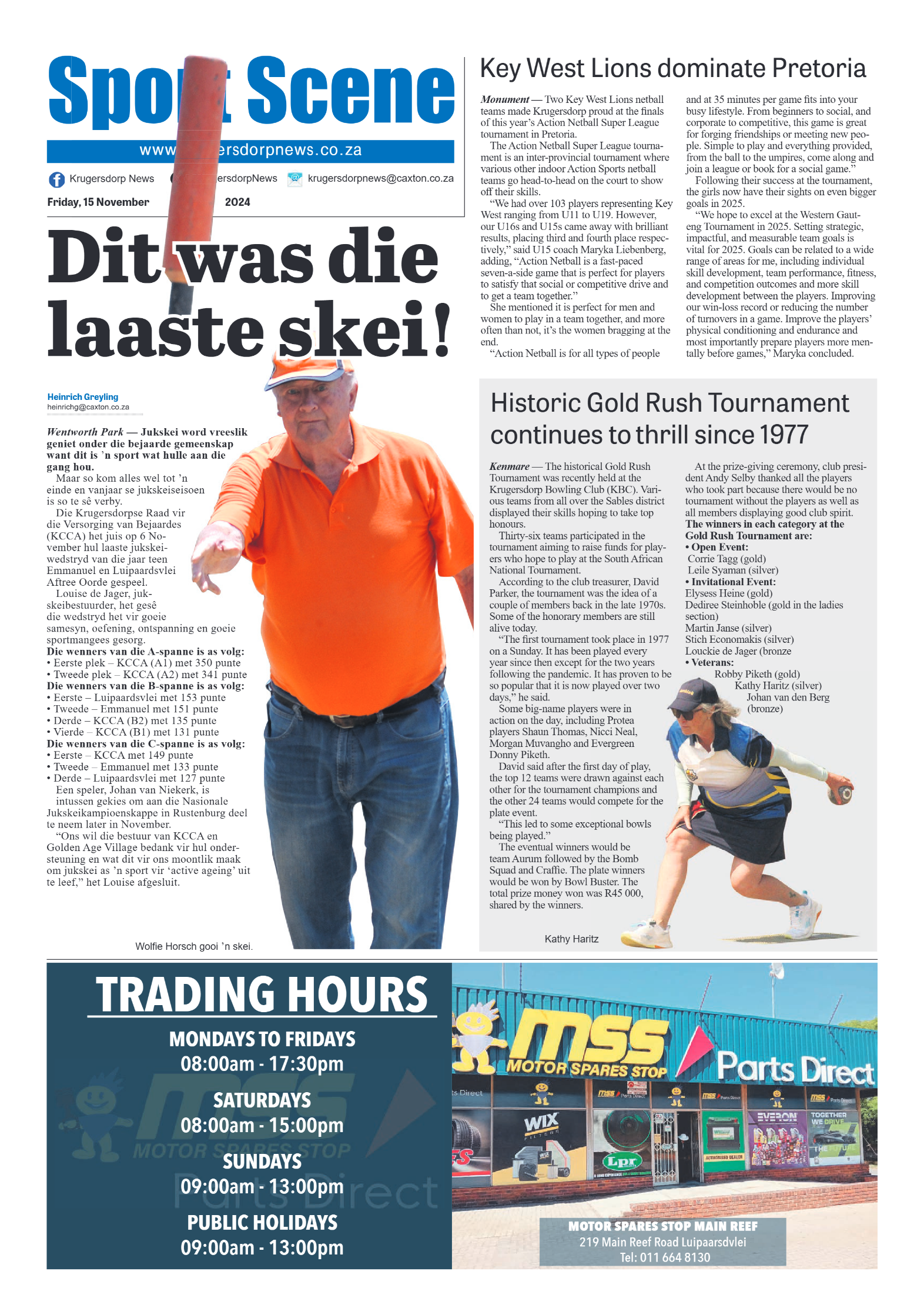 Krugersdorp News 15 November 2024 page 8