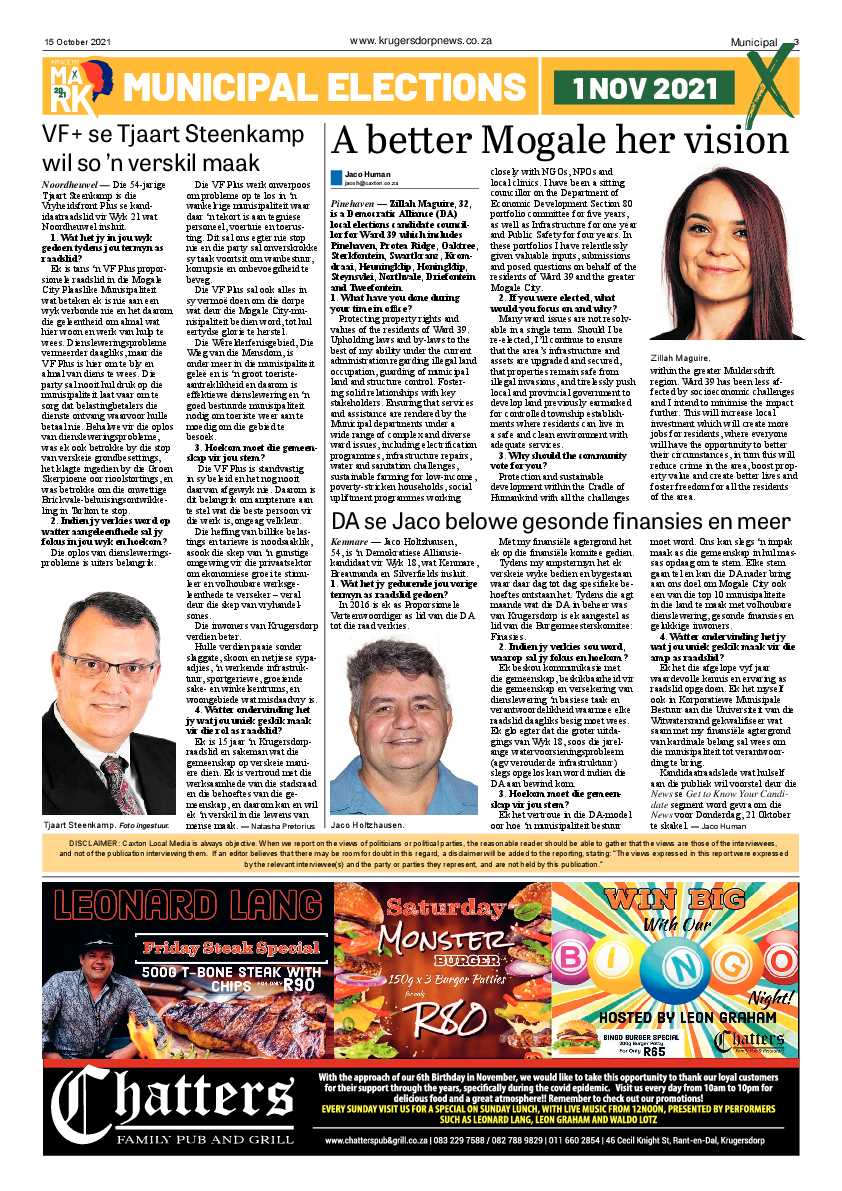 Krugersdorp News 15 October 2021 page 3