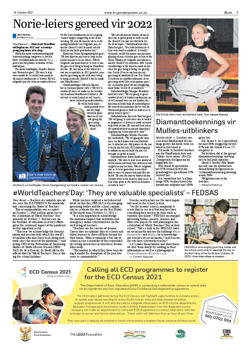 Krugersdorp News 15 October 2021 page 5