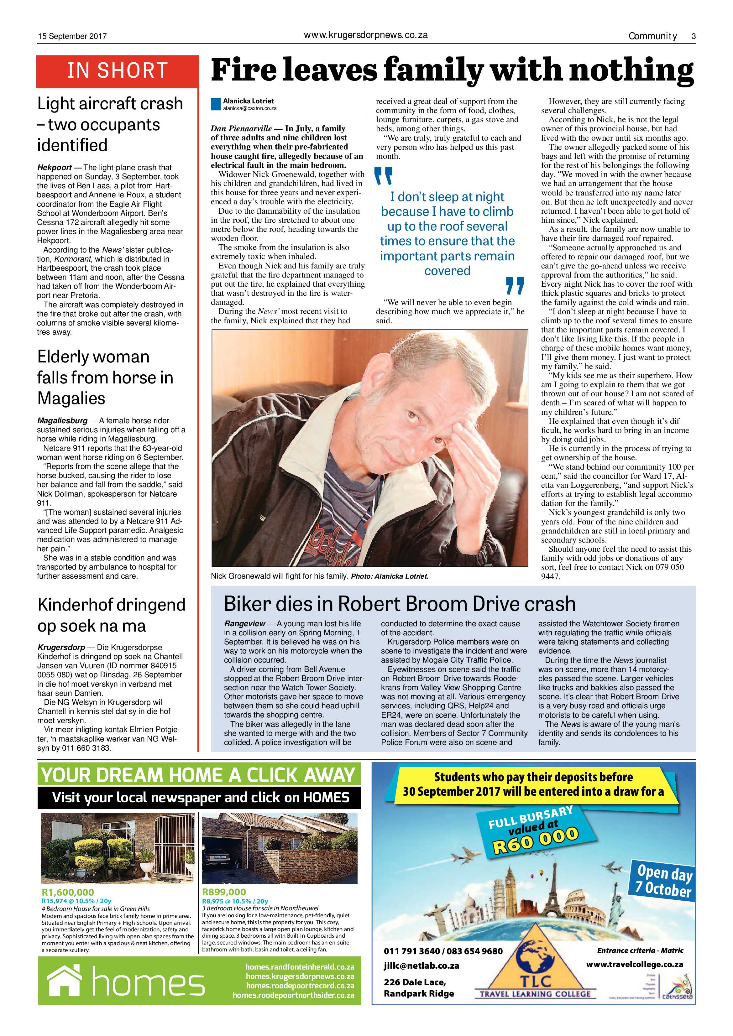 Krugersdorp News 15 September 2017 page 3