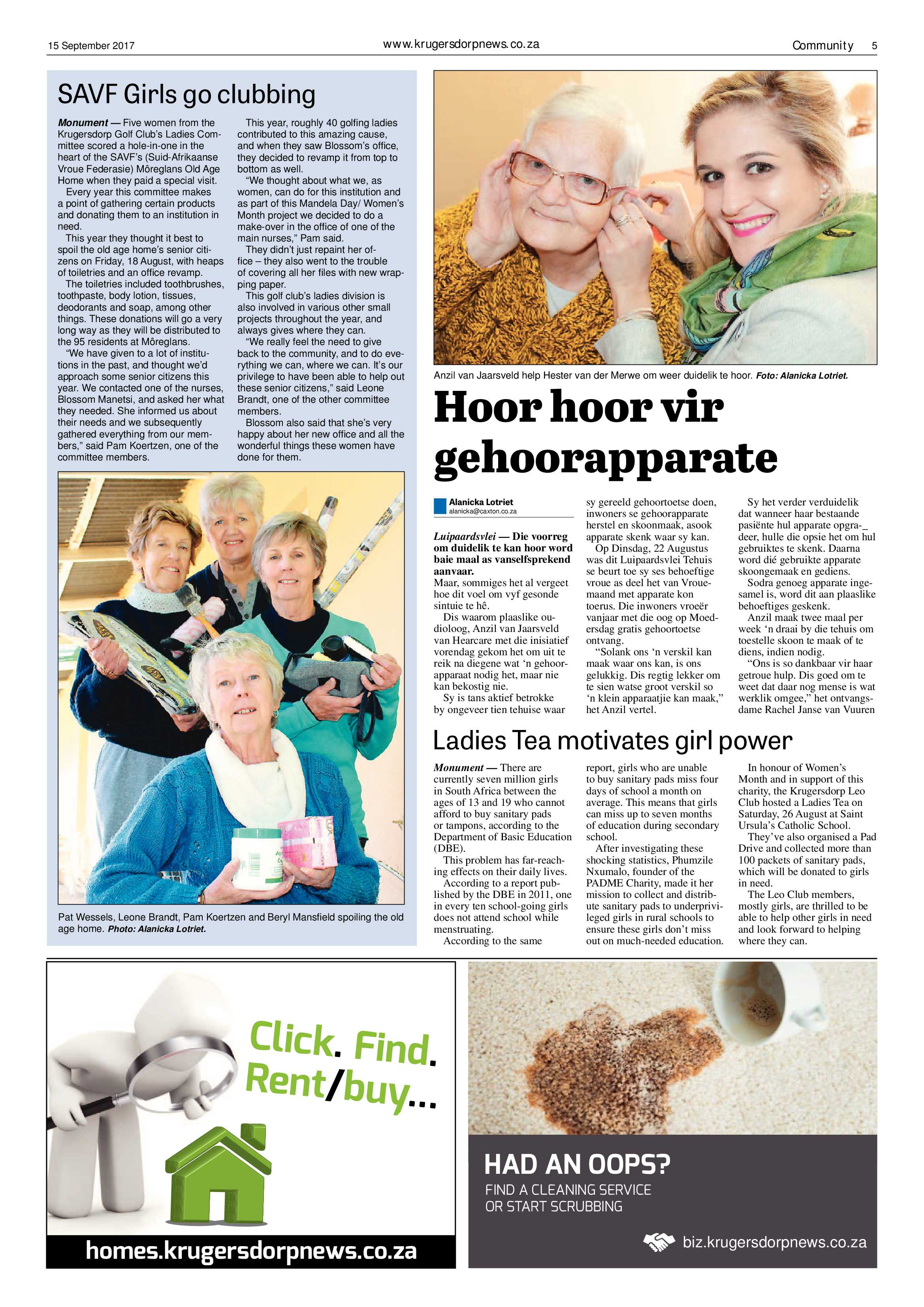 Krugersdorp News 15 September 2017 page 5
