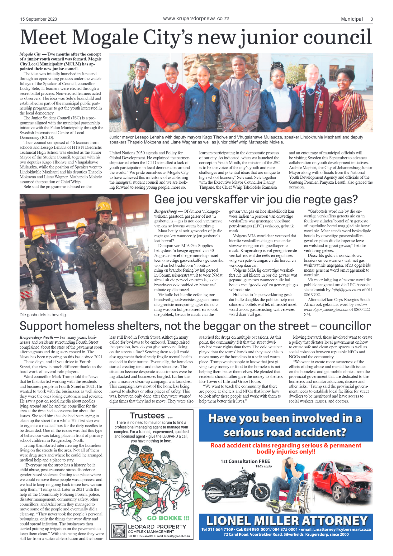 Krugersdorp News 15 September 2023 page 3