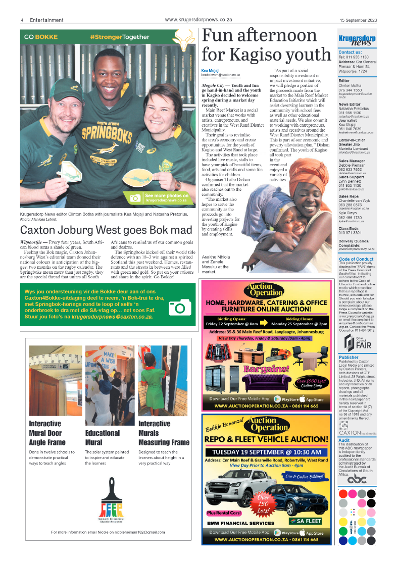 Krugersdorp News 15 September 2023 page 4