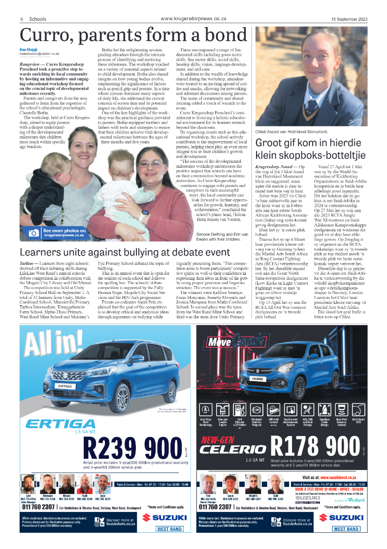 Krugersdorp News 15 September 2023 page 6