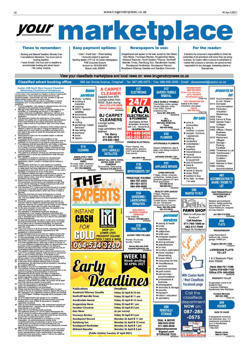 Krugersdorp News 16 April 2021 page 10