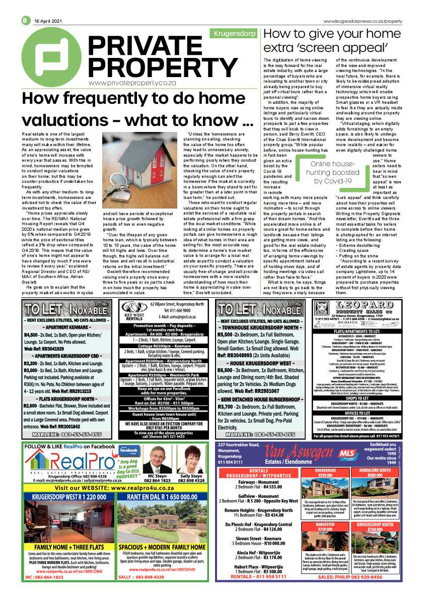 Krugersdorp News 16 April 2021 page 8
