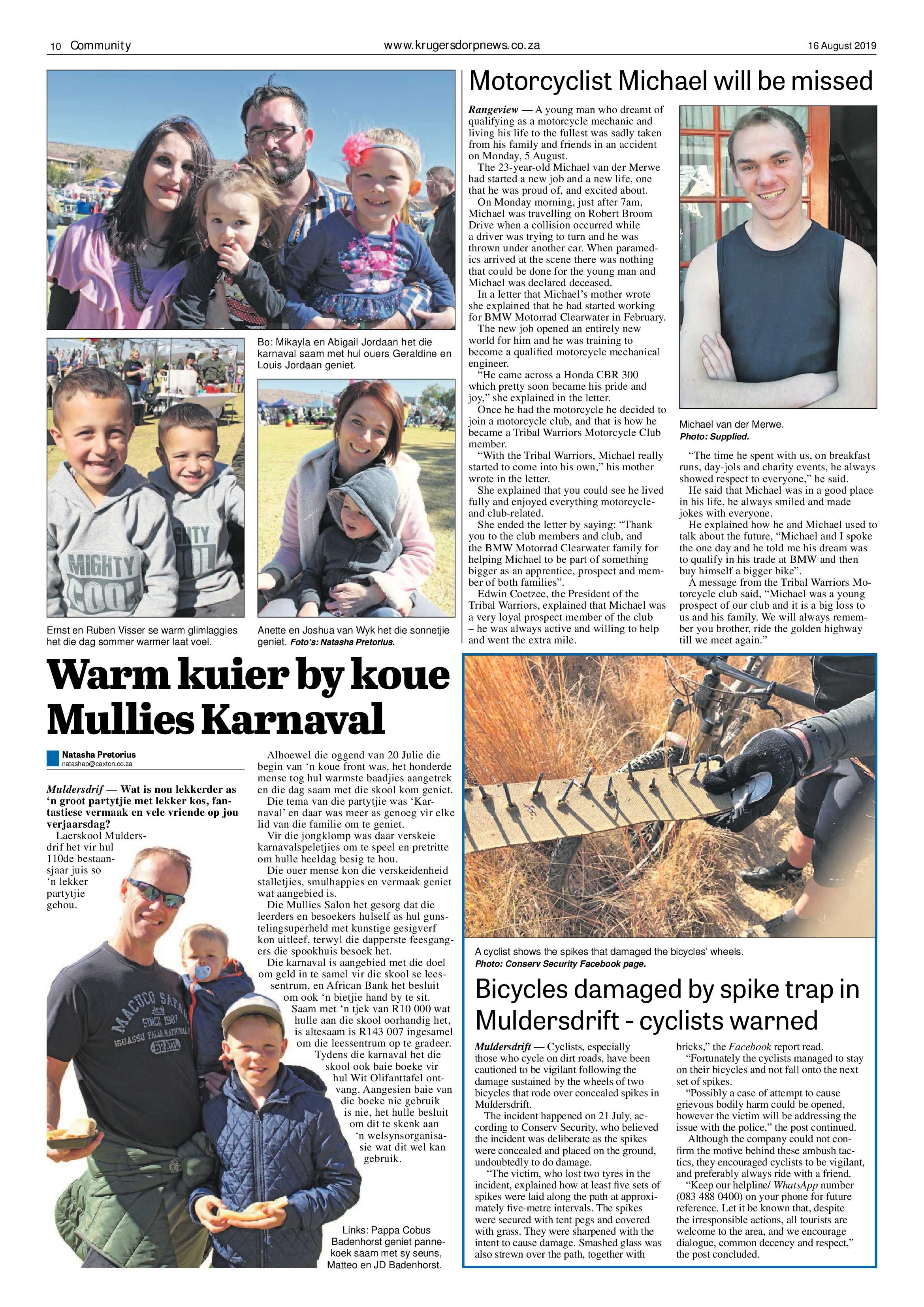 Krugersdorp News 16 August 2019 page 10