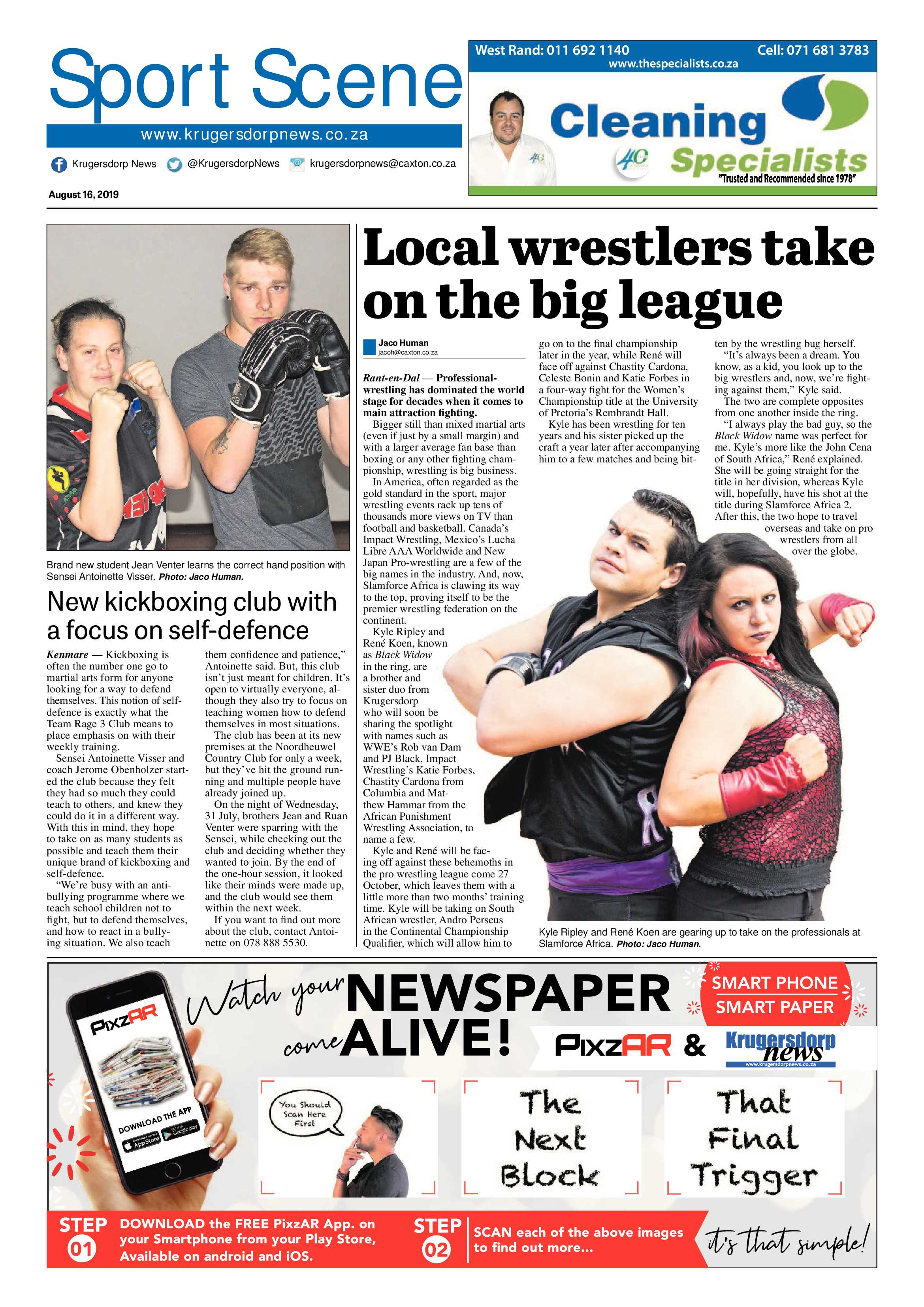Krugersdorp News 16 August 2019 page 20