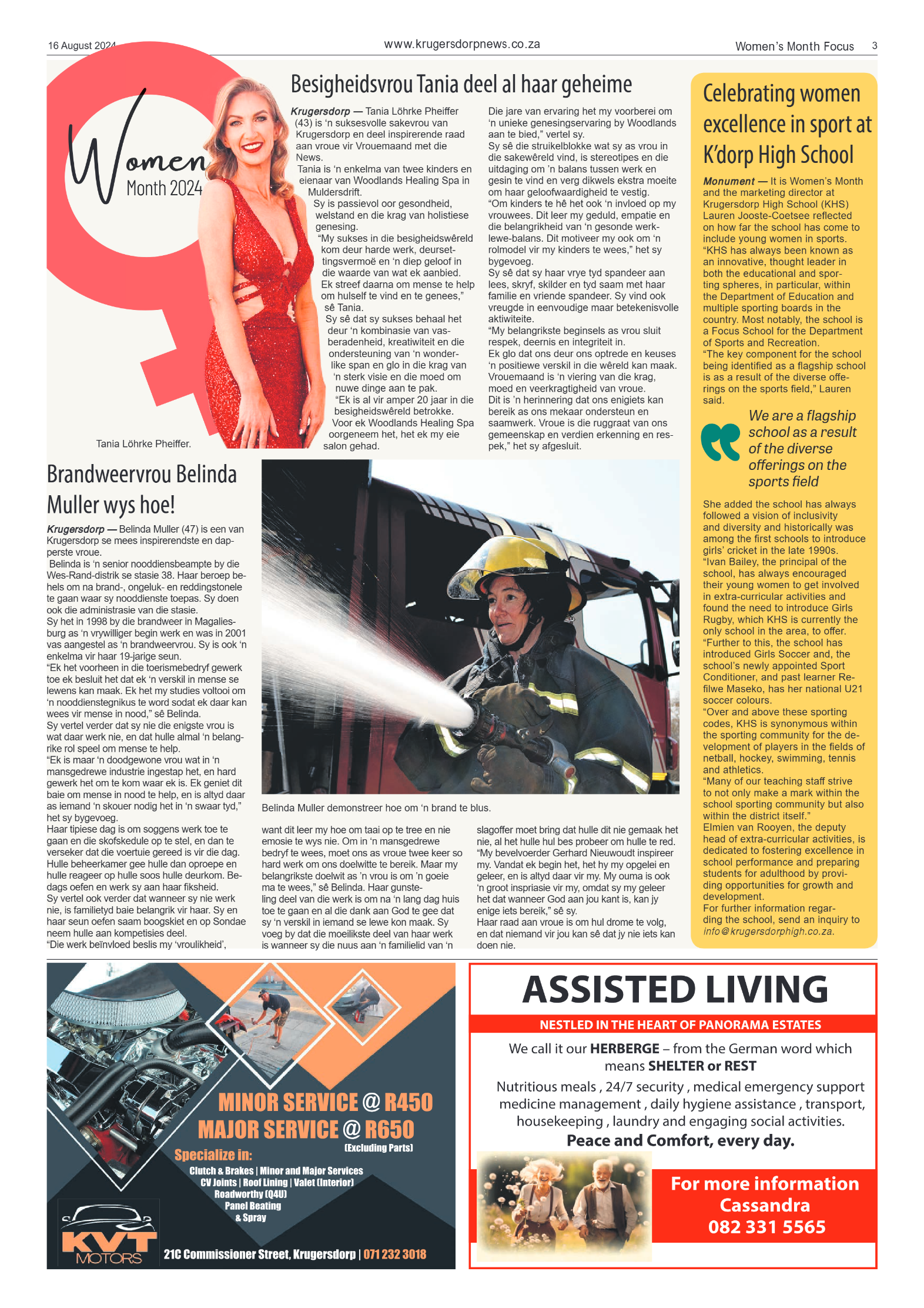 Krugersdorp News 16 August 2024 page 3