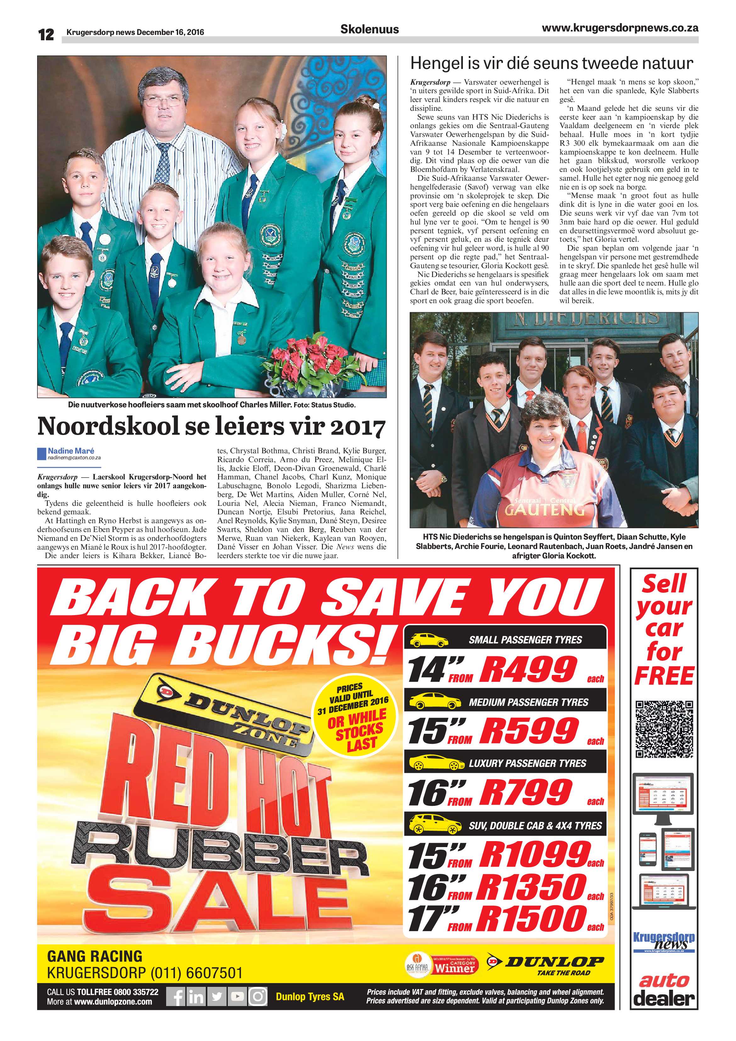 Krugersdorp News 16 December 2016 page 12