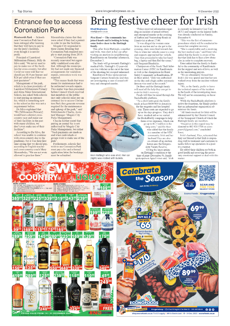 Krugersdorp News 16 December 2022 page 2