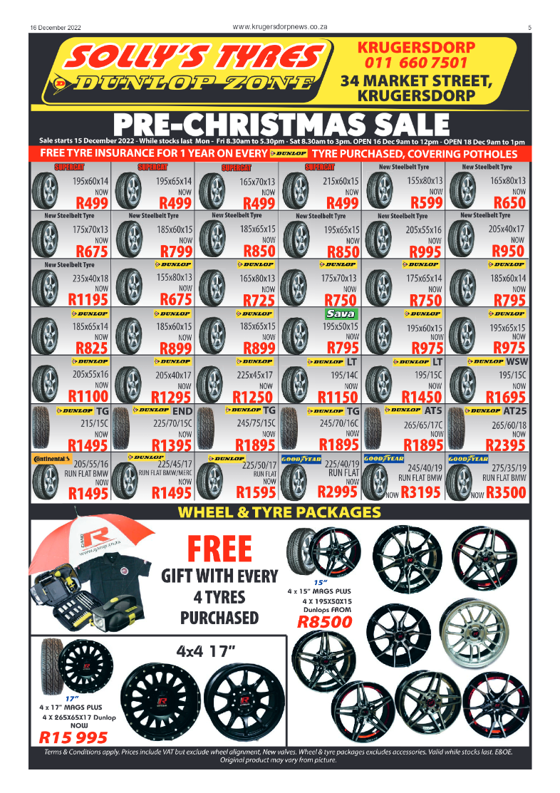 Krugersdorp News 16 December 2022 page 5