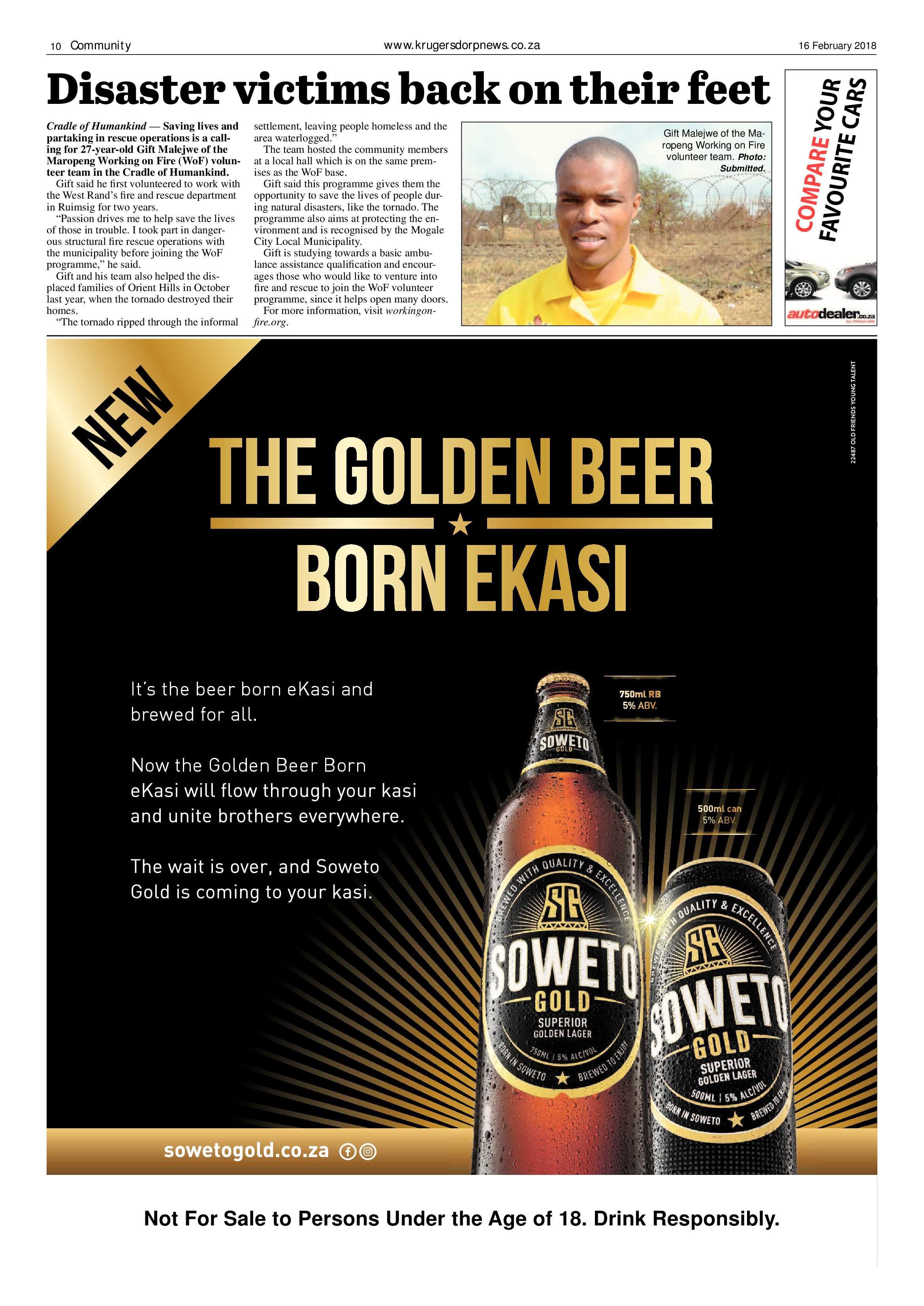 Krugersdorp News 16 February 2018 page 10